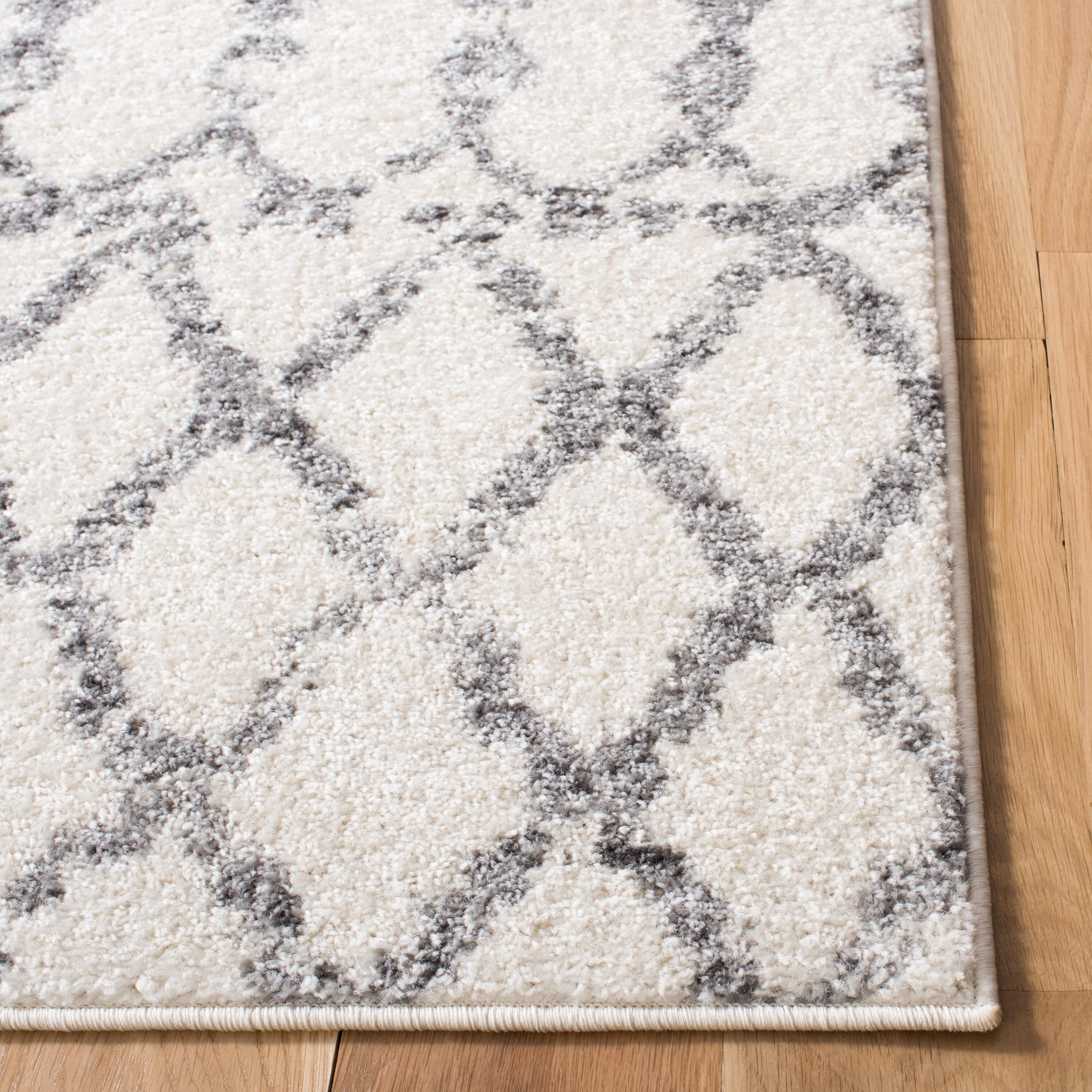 Tulum TUL657 Power Loomed Area Rug - Ivory/Grey - 5'5"x7'7" - Safavieh.