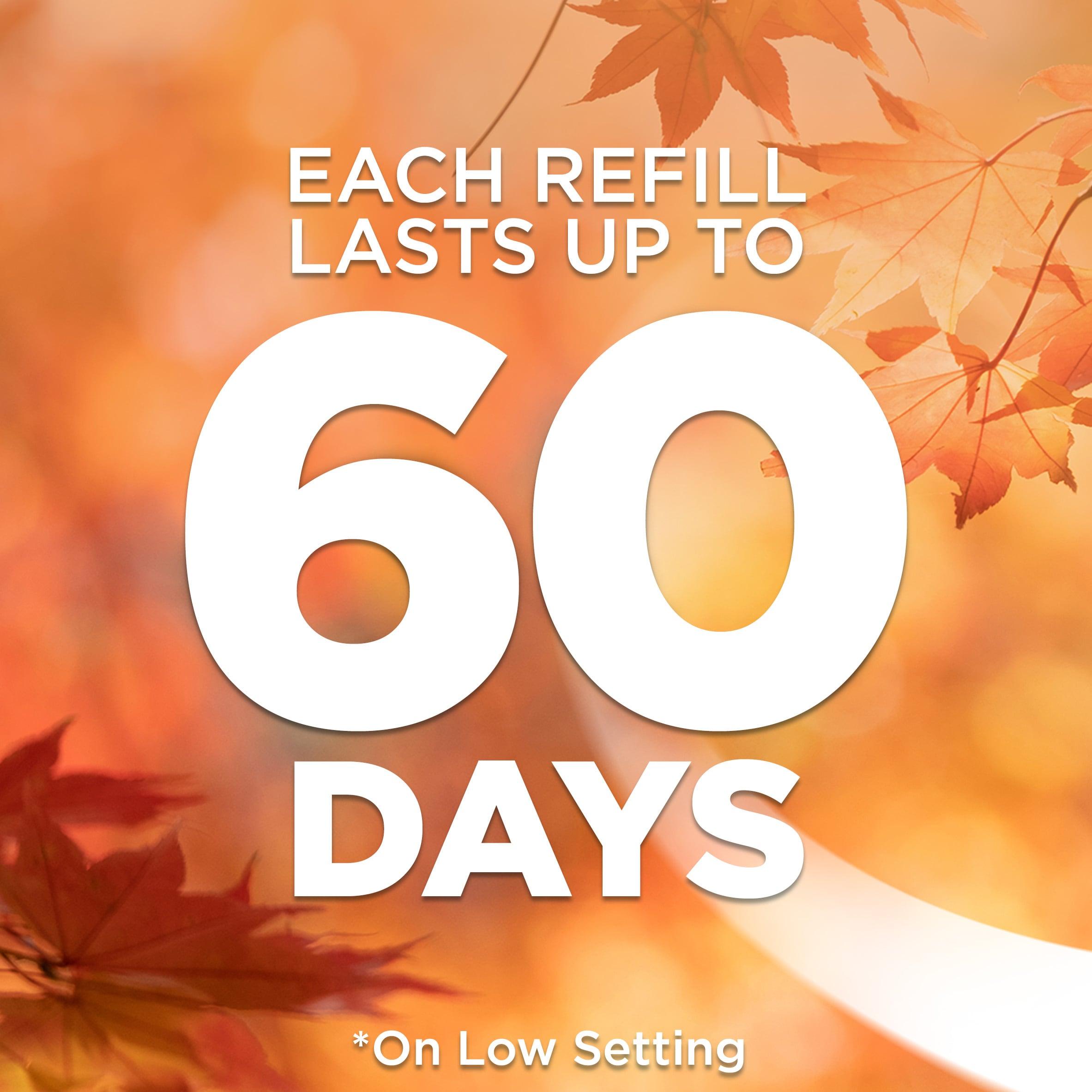 Air Wick Plug-In Scented Oil Air Freshener Warmer Refills, Pumpkin Spice, 5 Count