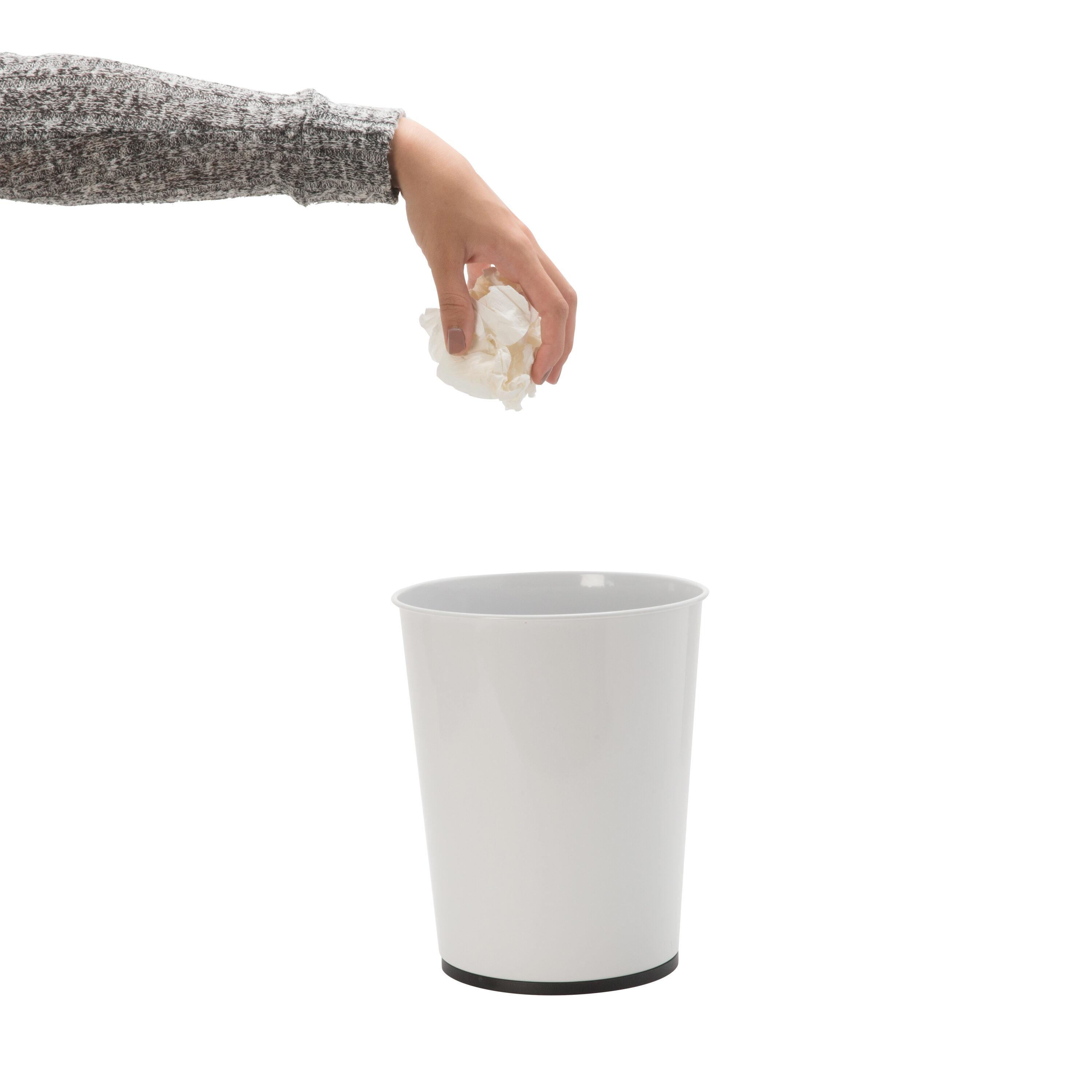 Bath Bliss Bath Bliss Metal Open Waste Basket - 1.32 Gallons