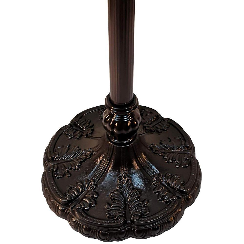 Tiffany Style Jeweled Torchiere Floor Lamp - 72" Tall