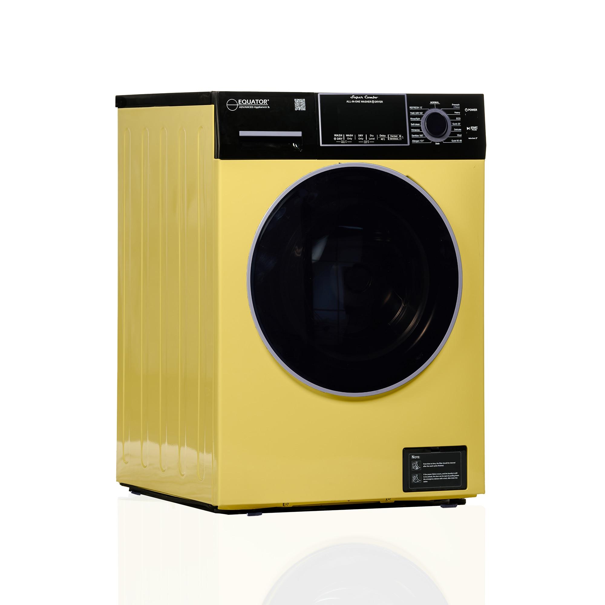 Equator Ver3 Combo Washer Vented/Ventless Dry-1400RPM Color Coded Display Y/B