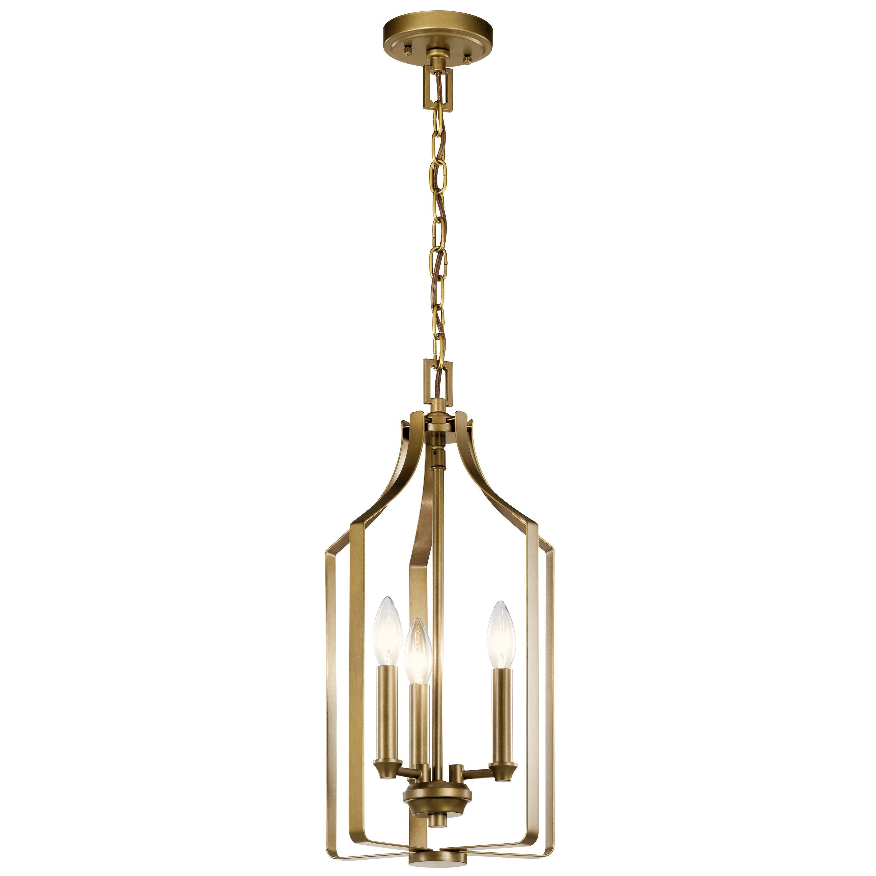Kichler Lighting Morrigan 3 - Light Pendant in  Natural Brass
