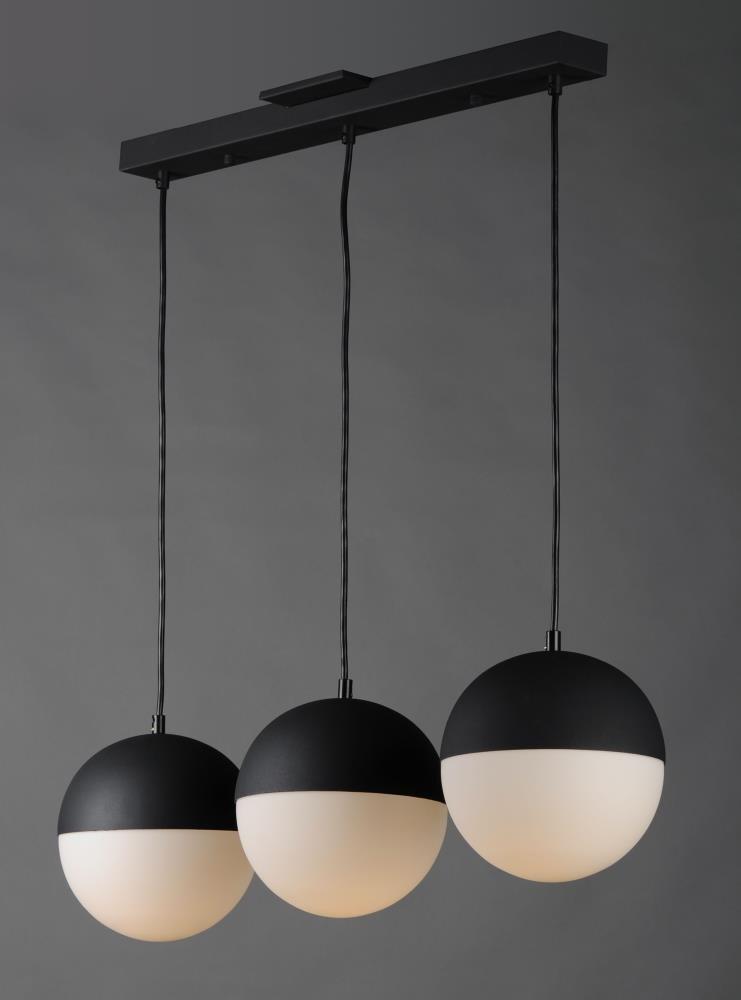Hastings 3 Light Glass Dimmable Pendant