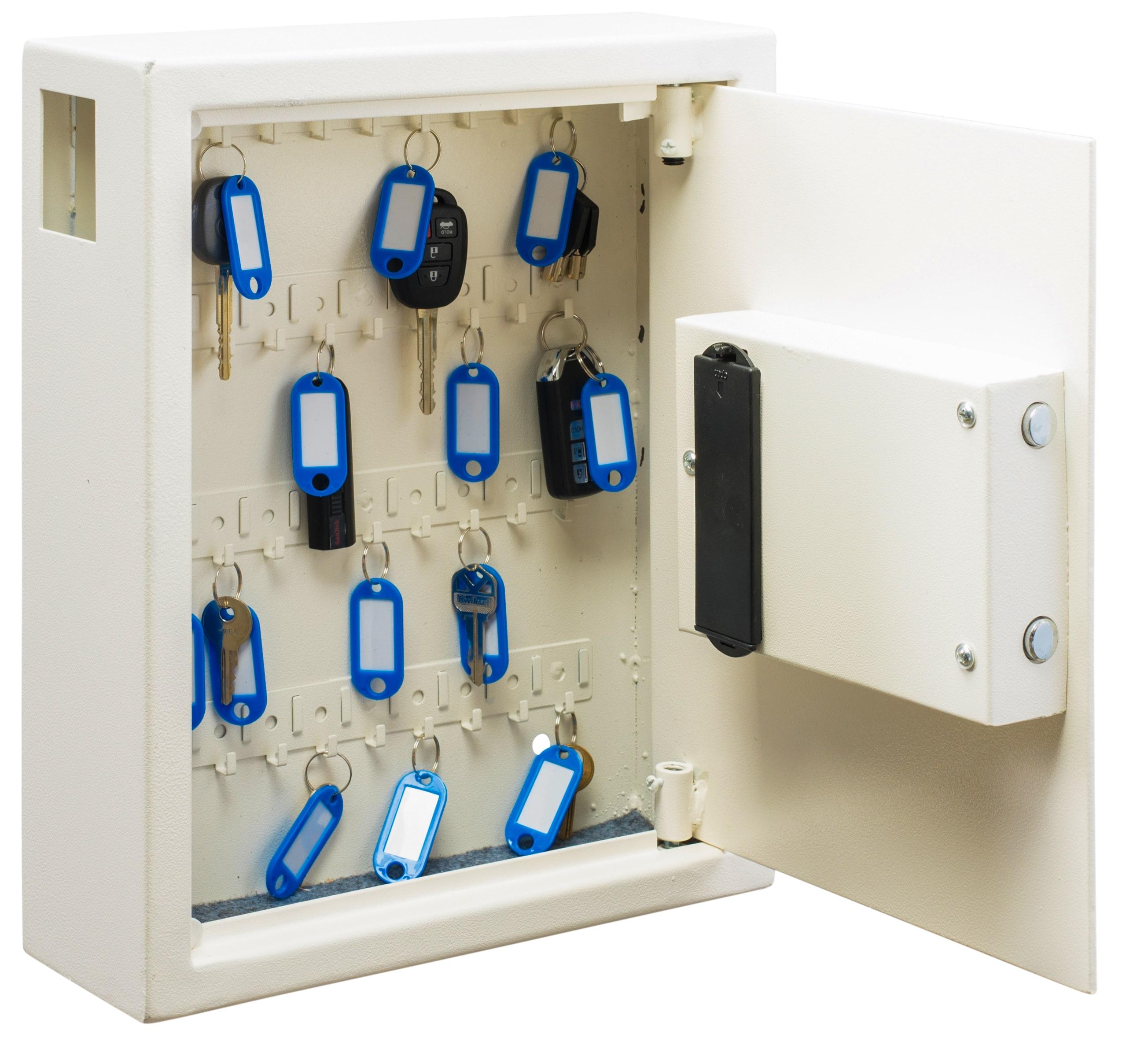 AdirOffice 40-Key Steel Digital Lock Key Cabinet with 140 Key Tags