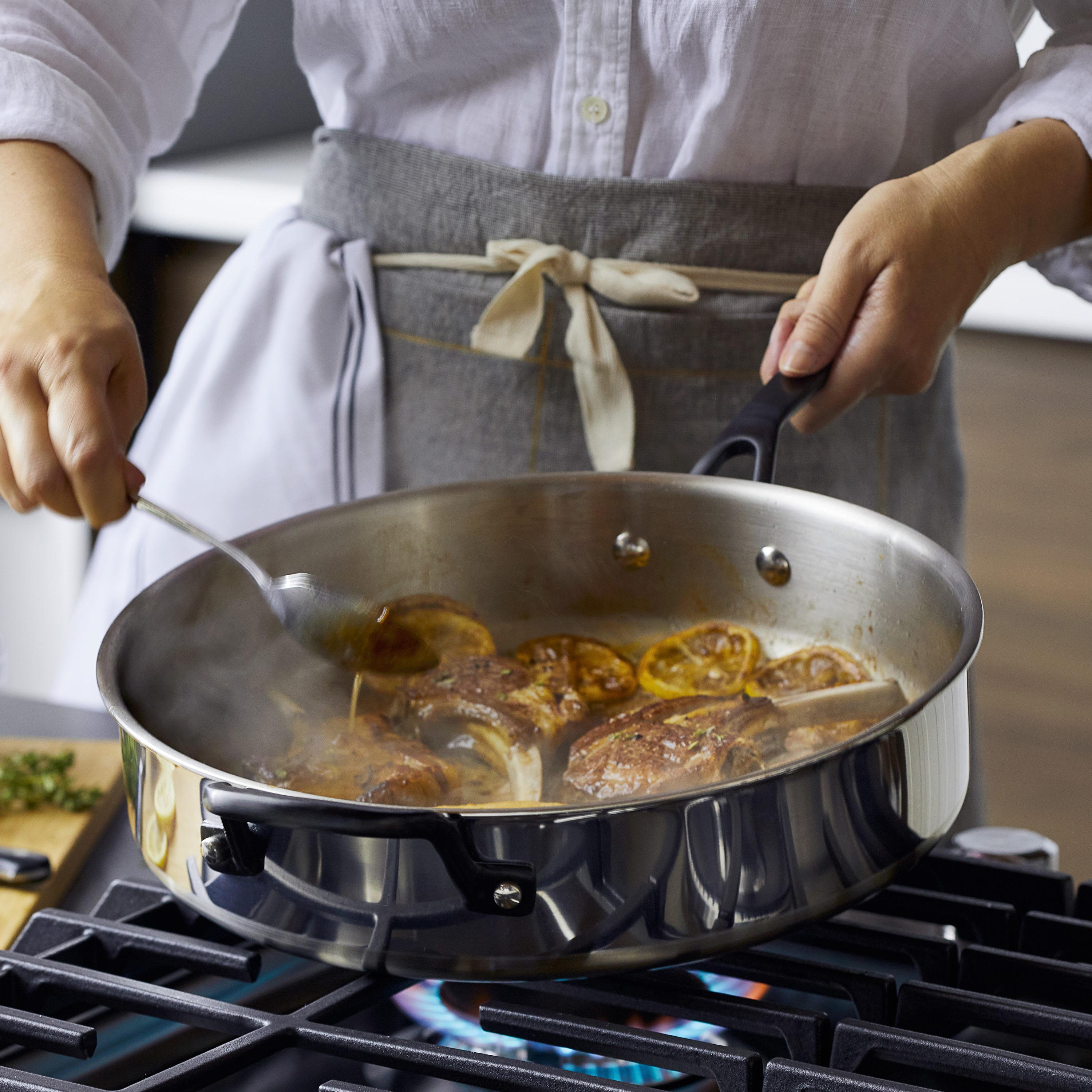 KitchenAid ® 10-Piece 5-Ply Clad Stainless Steel Cookware Set