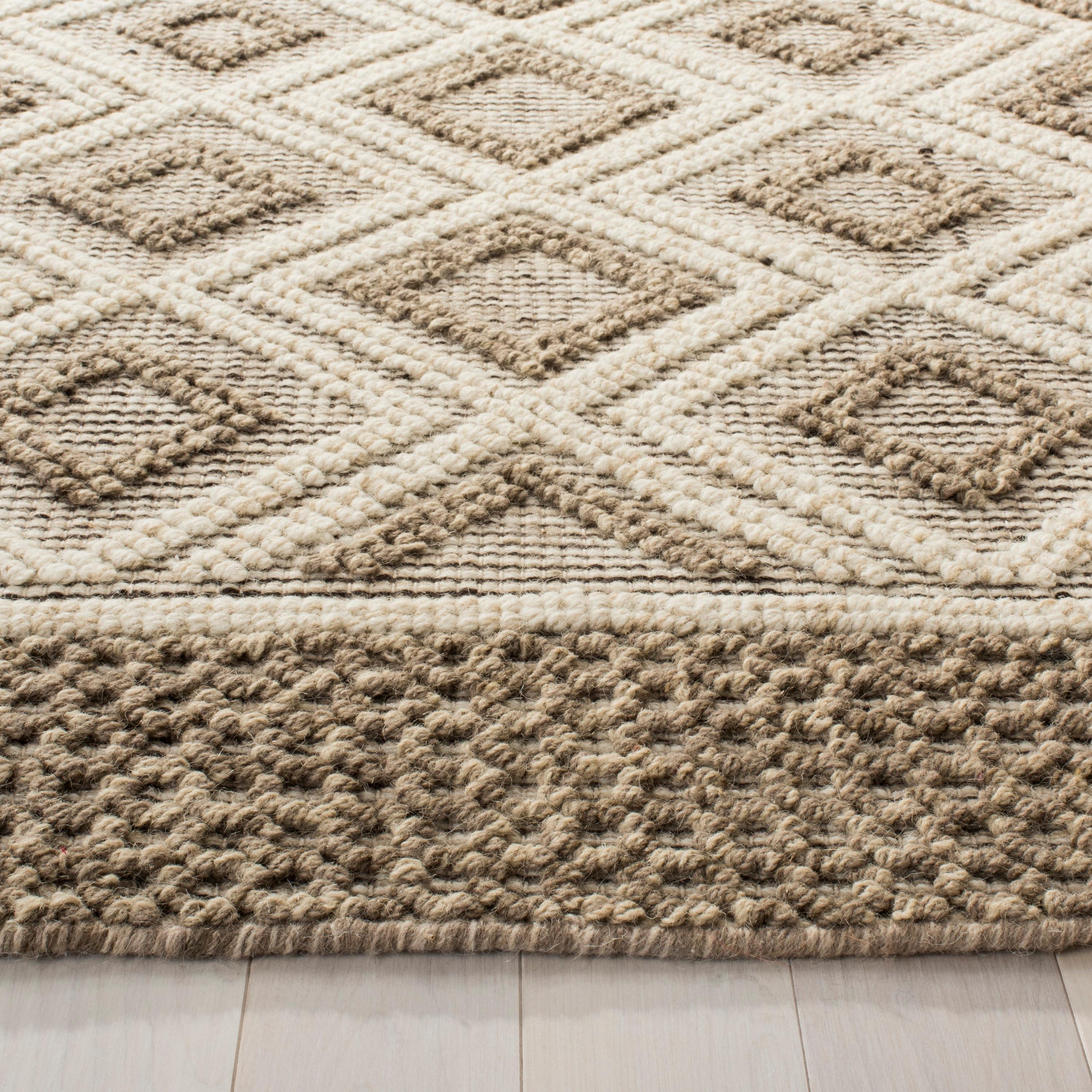 Vermont VRM212 Hand Woven Indoor Accent Rug - Beige/Ivory - 3'x5' - Safavieh