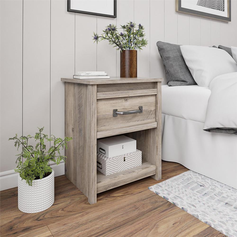 Ameriwood Home Bassinger Ironwood Nightstand