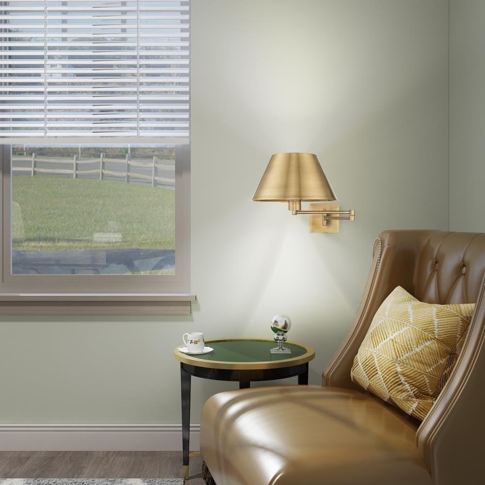 Brevan Steel Swing Arm Sconce