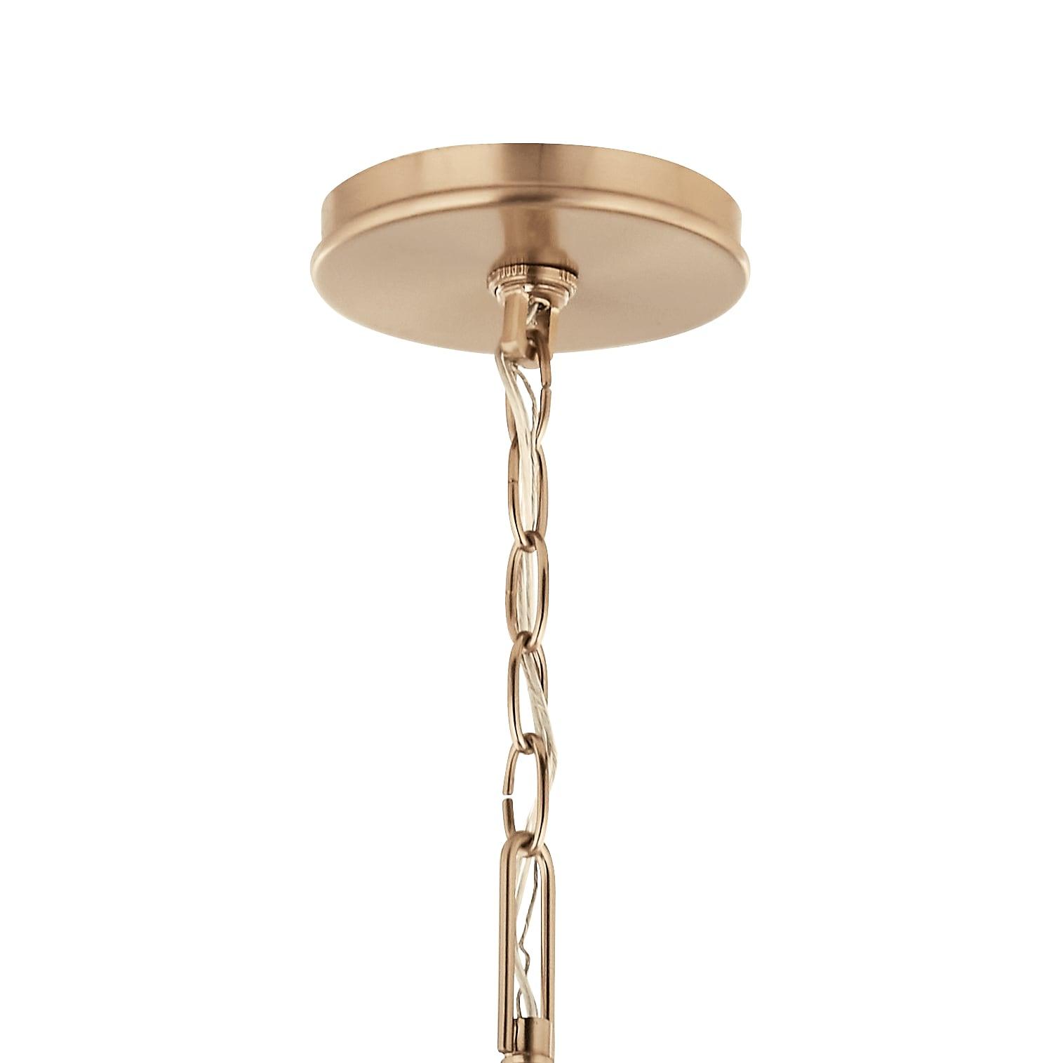 Champagne Bronze 14-Light 2-Tier Candle Chandelier