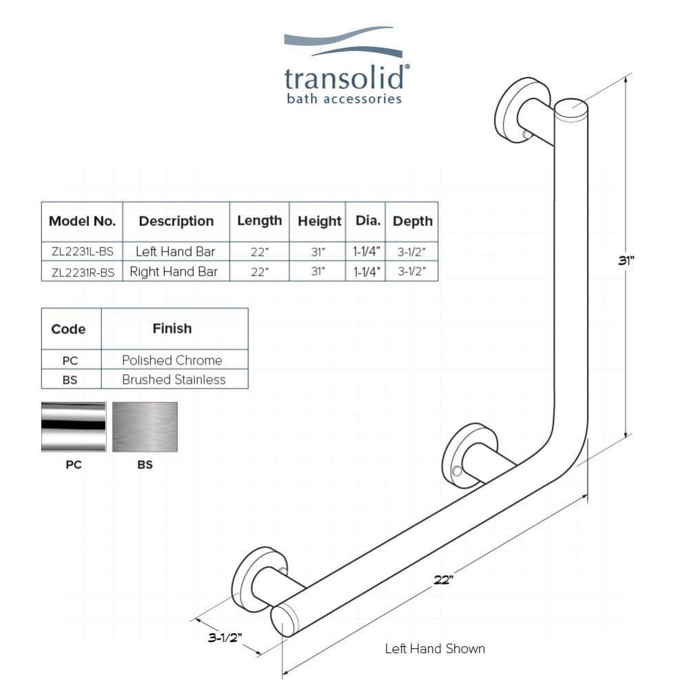 Z-Series 22'' Grab Bar