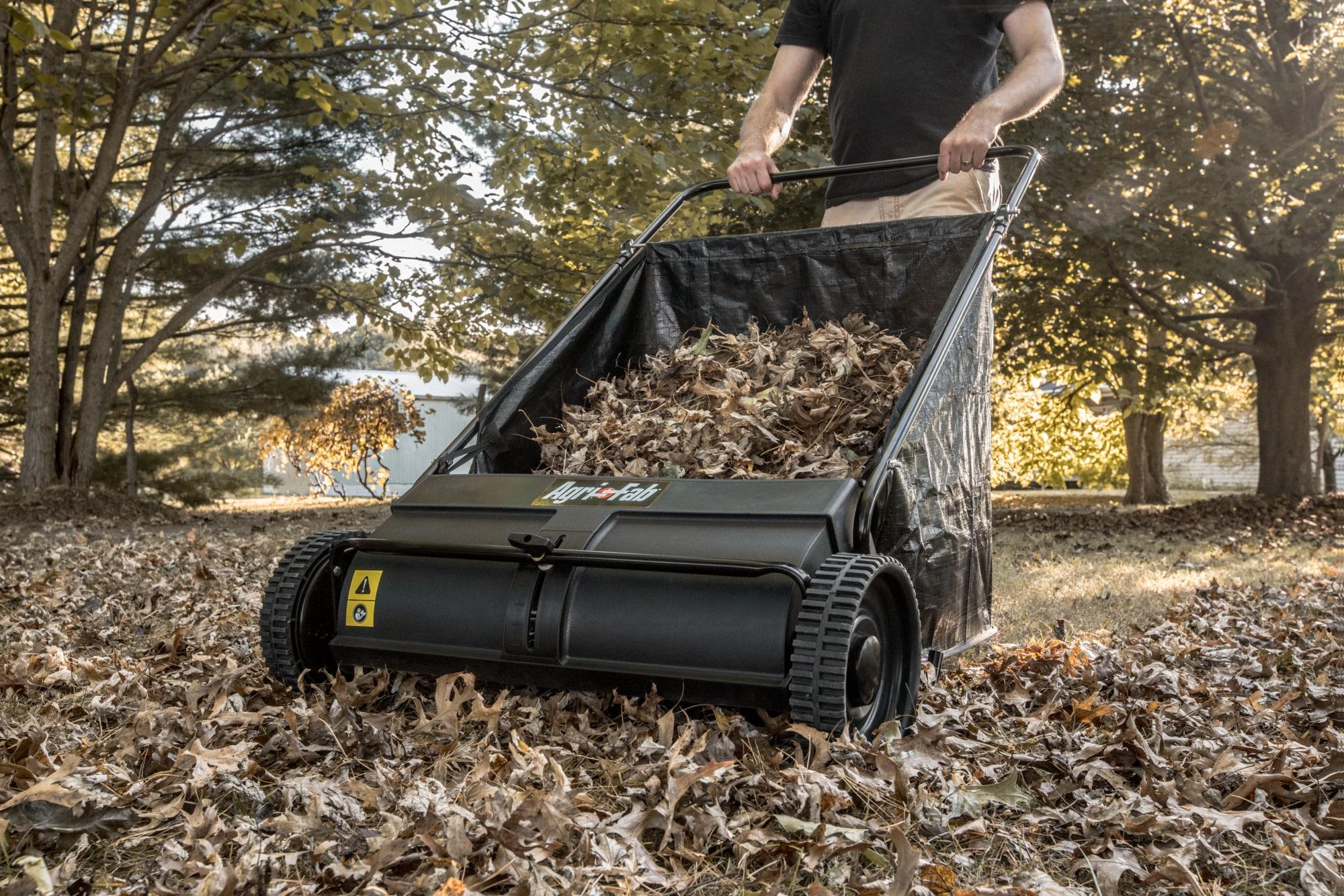 Agri-Fab 26" Black Carbon Steel Push Lawn Sweeper