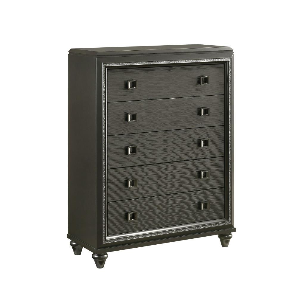 3pc Queen Farris Panel Bedroom Set Black - Picket House Furnishings