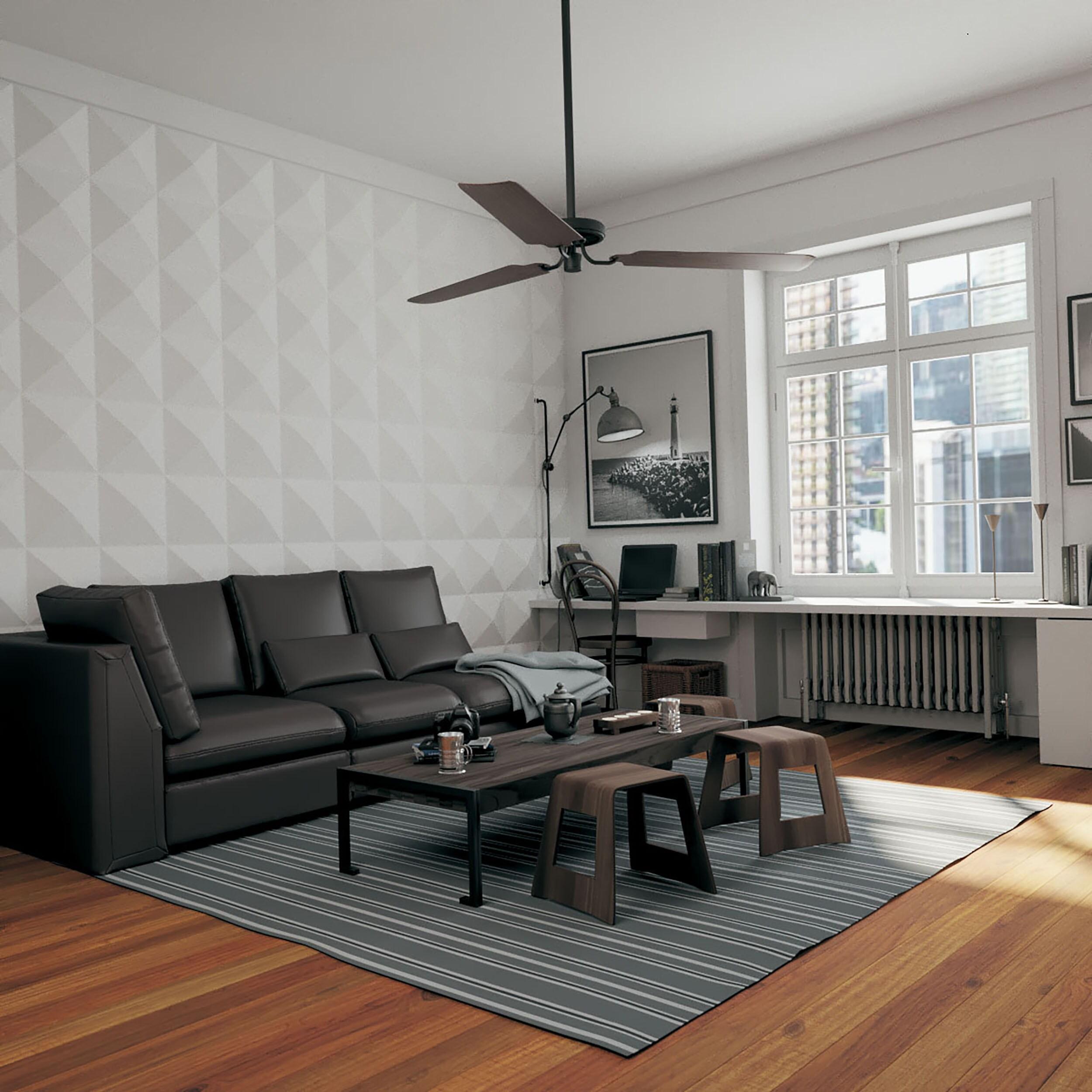 Ekena Millwork 11 7/8"W x 11 7/8"H Sellek EnduraWall Decorative 3D Wall Panel (12-Pack for 11.75 Sq. Ft.)