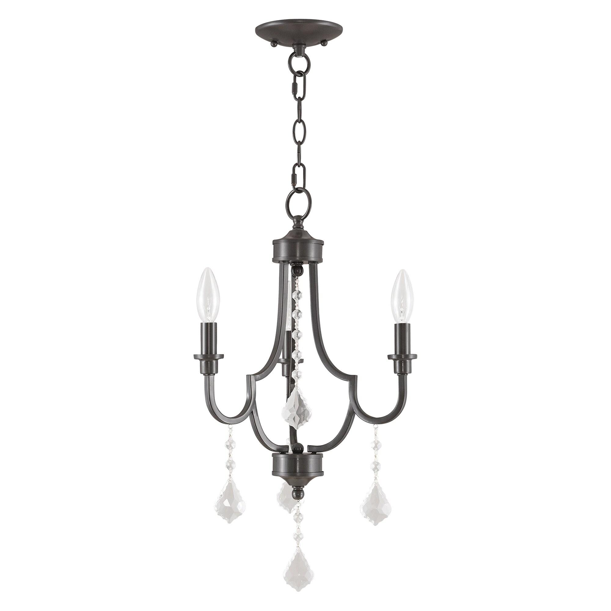 Livex Lighting Glendale 3 - Light Chandelier in  English Bronze