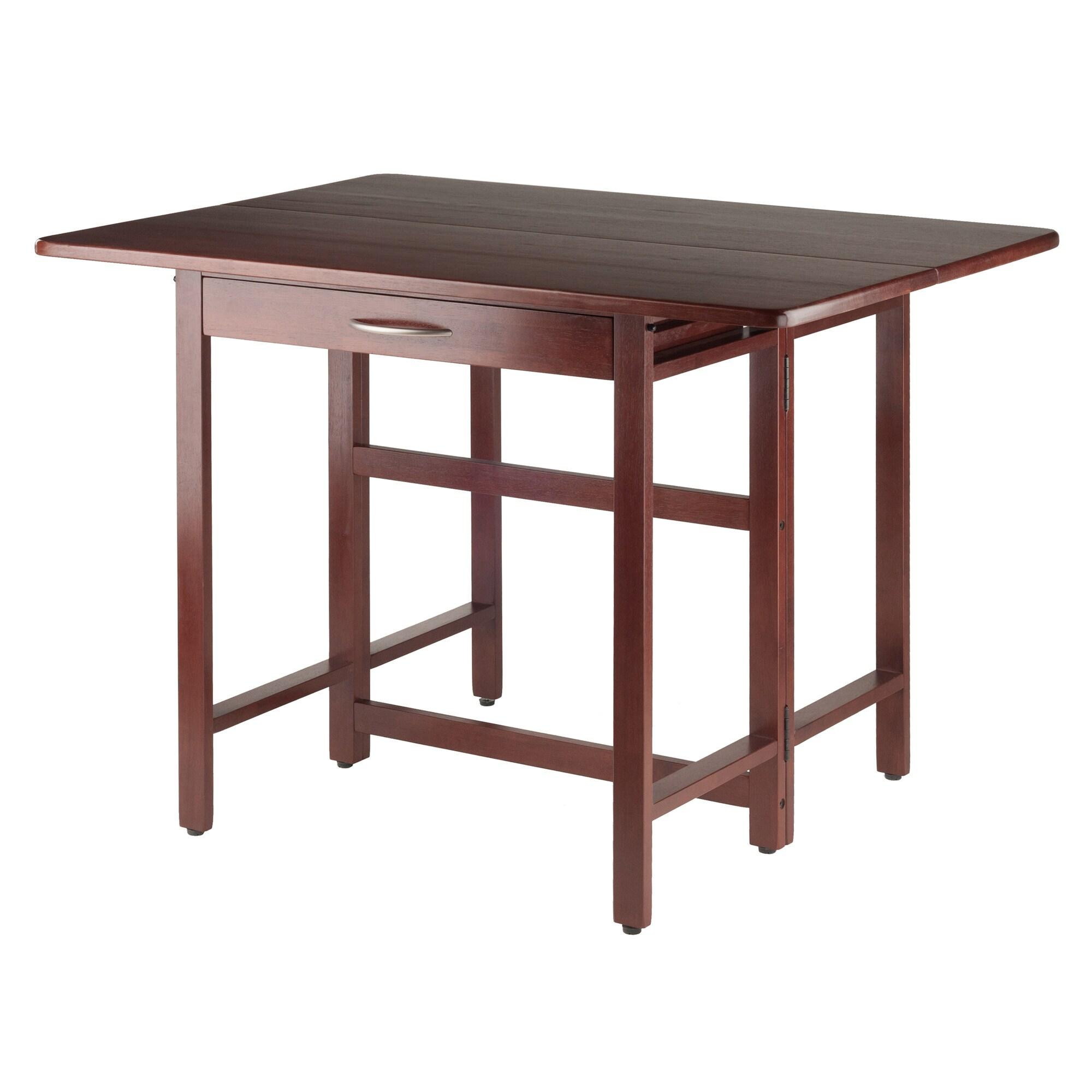 41.73'' Solid Wood Rectangular Folding Table