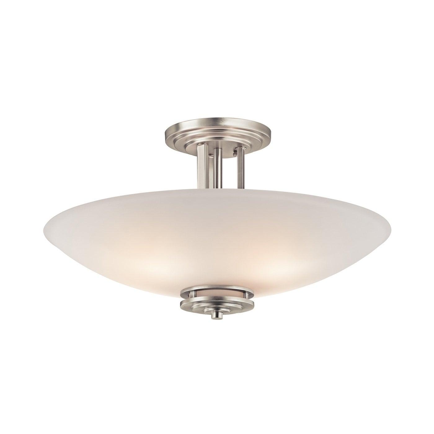 Kichler Lighting Hendrik Glass Semi Flush Mount