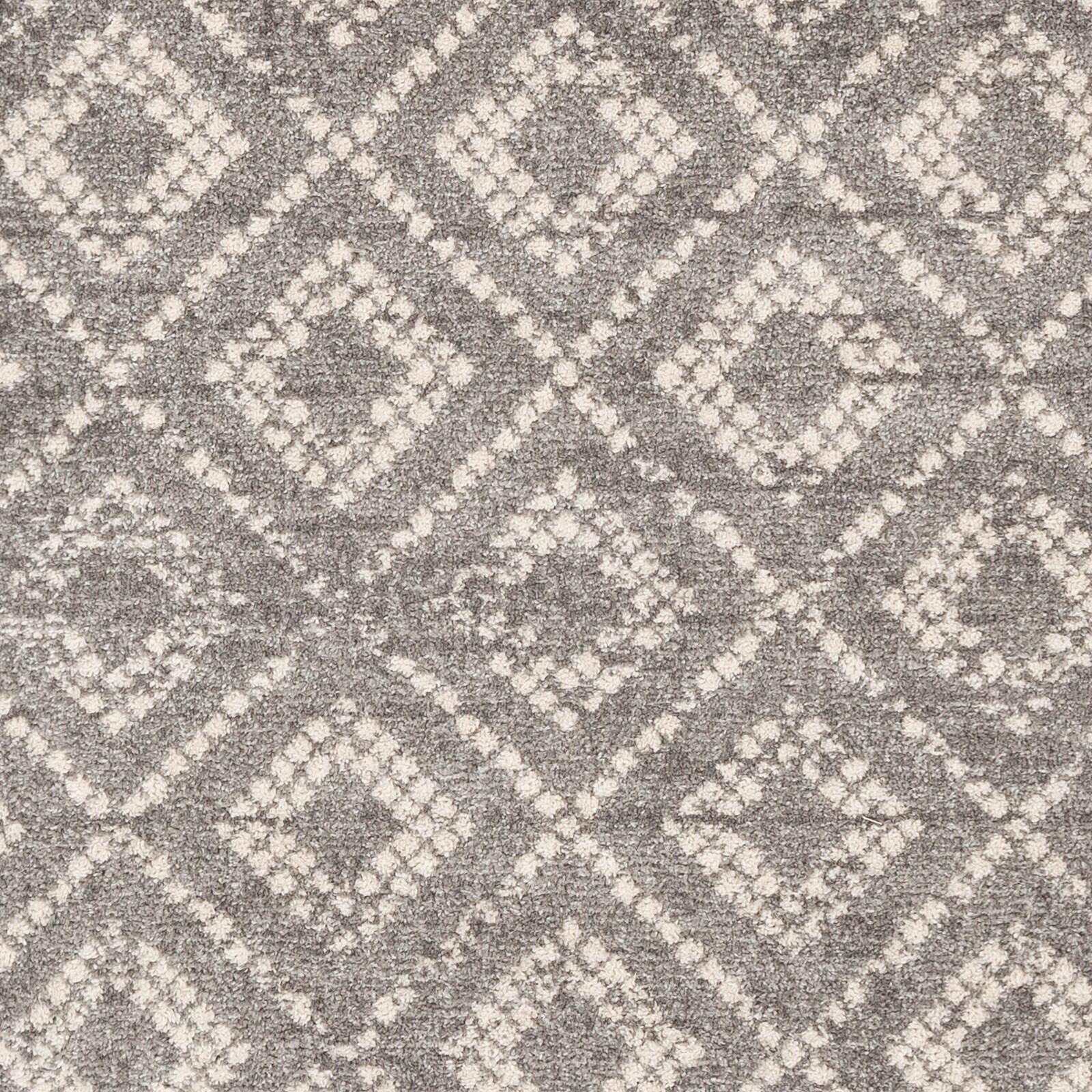Livabliss Sunderland Trellis Indoor Area Rug, Medium Gray ,7.83' x 10.25'