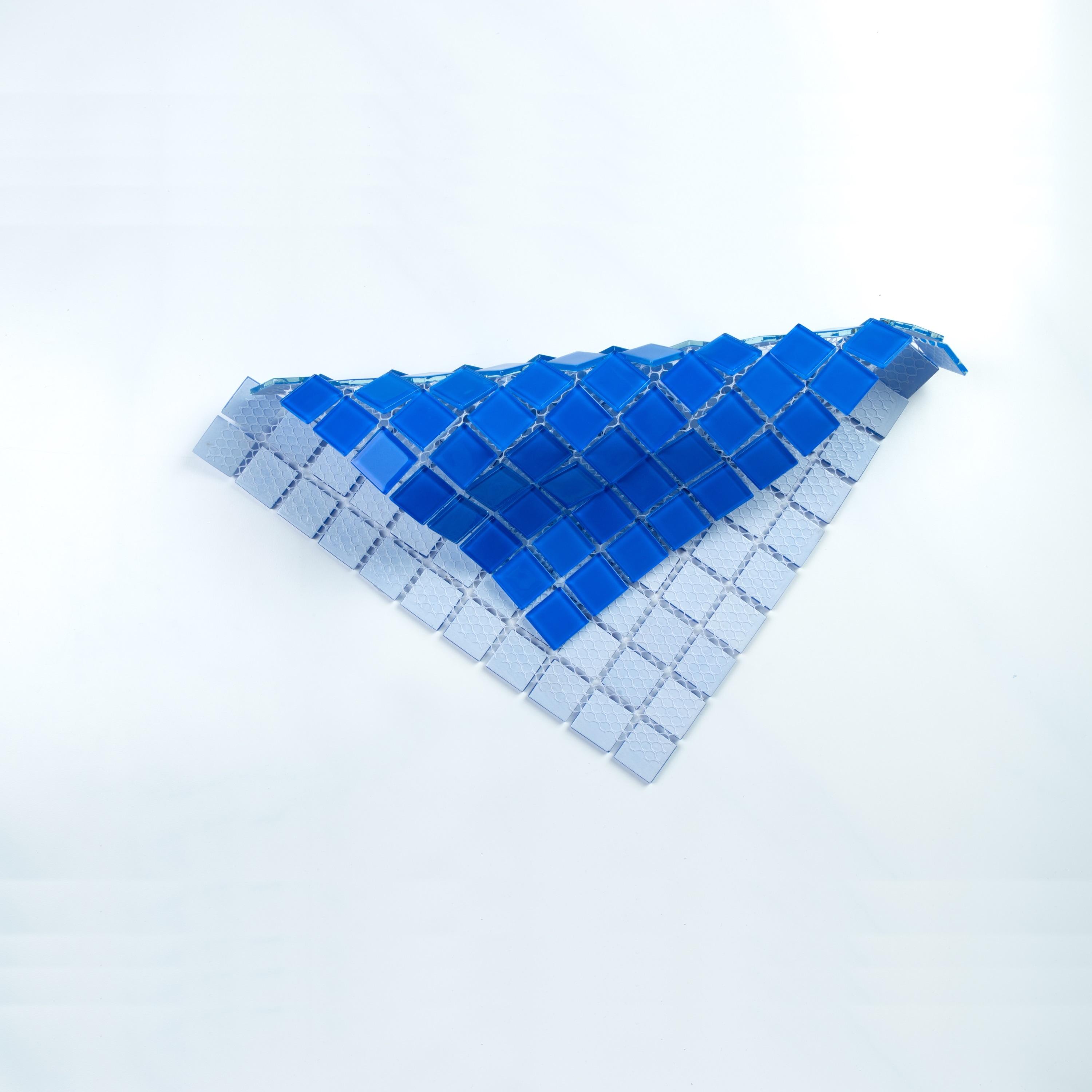 WS Tiles® 1" x 1" Straight Edge Glass Mosaic Tile