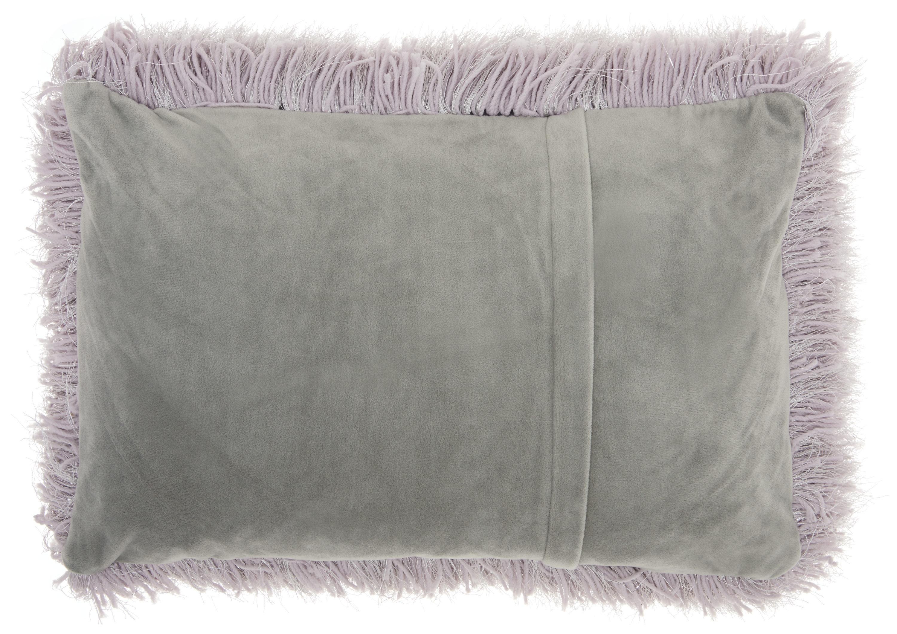 Light Grey 14" x 20" Throw Pillow