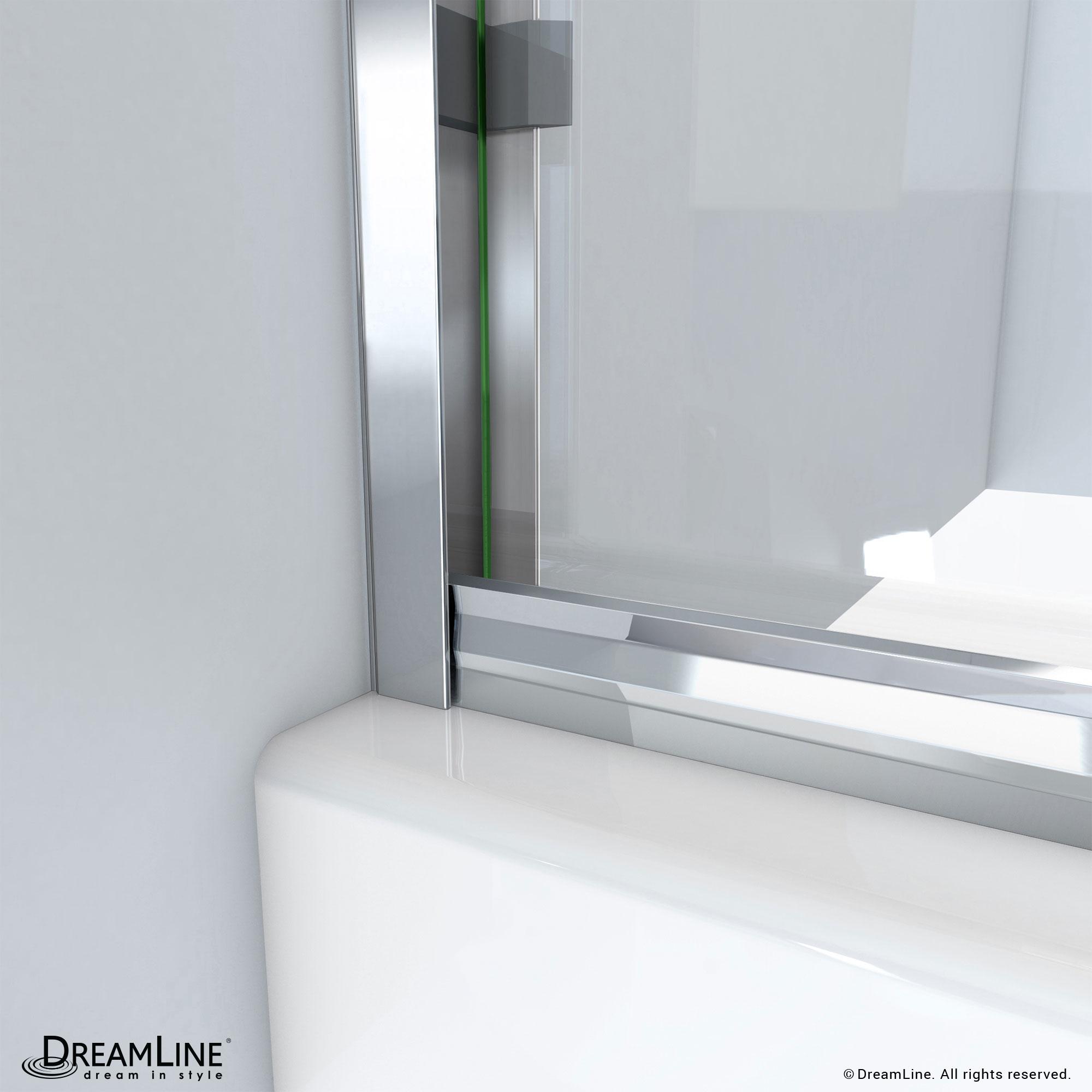 DreamLine Alliance Pro BG 56-60 in. W x 70 3/8 in. H Semi-Frameless Sliding Shower Door