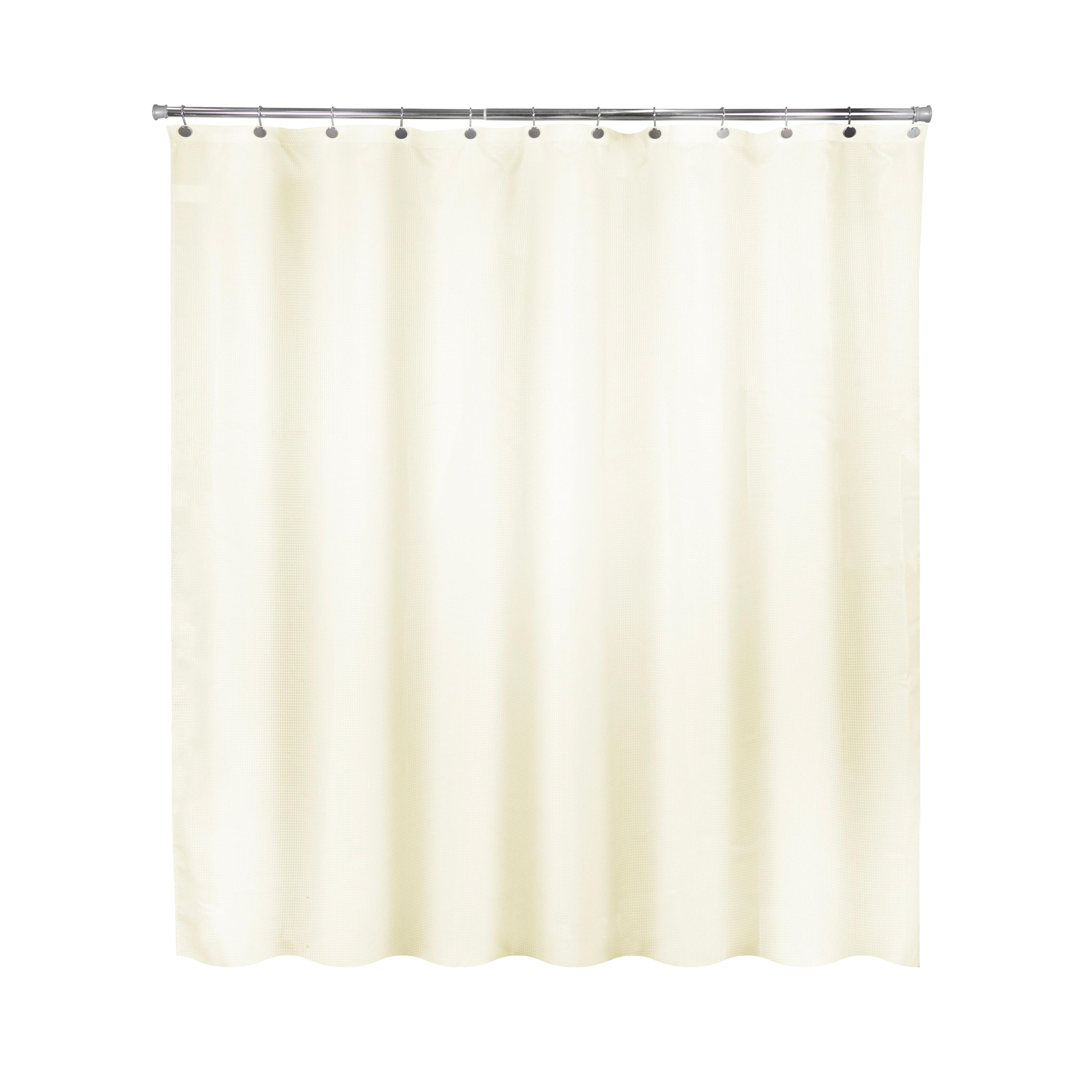 Kenney Kenney Water Repellant Jacquard Fabric Shower Curtain, 70" W x 72" H