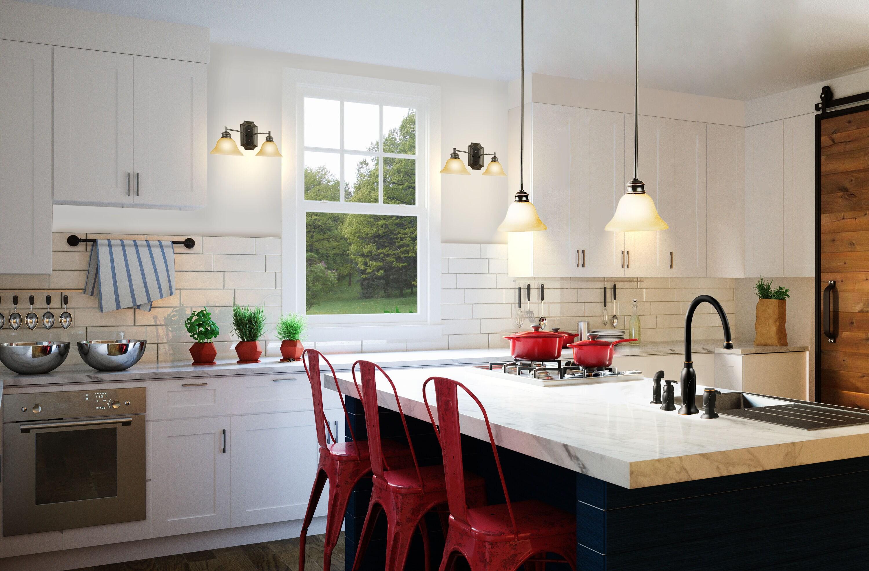Alcott Hill® Alcott Hill® Helen Kitchen Faucet with Side Spray and Soap Dispenser