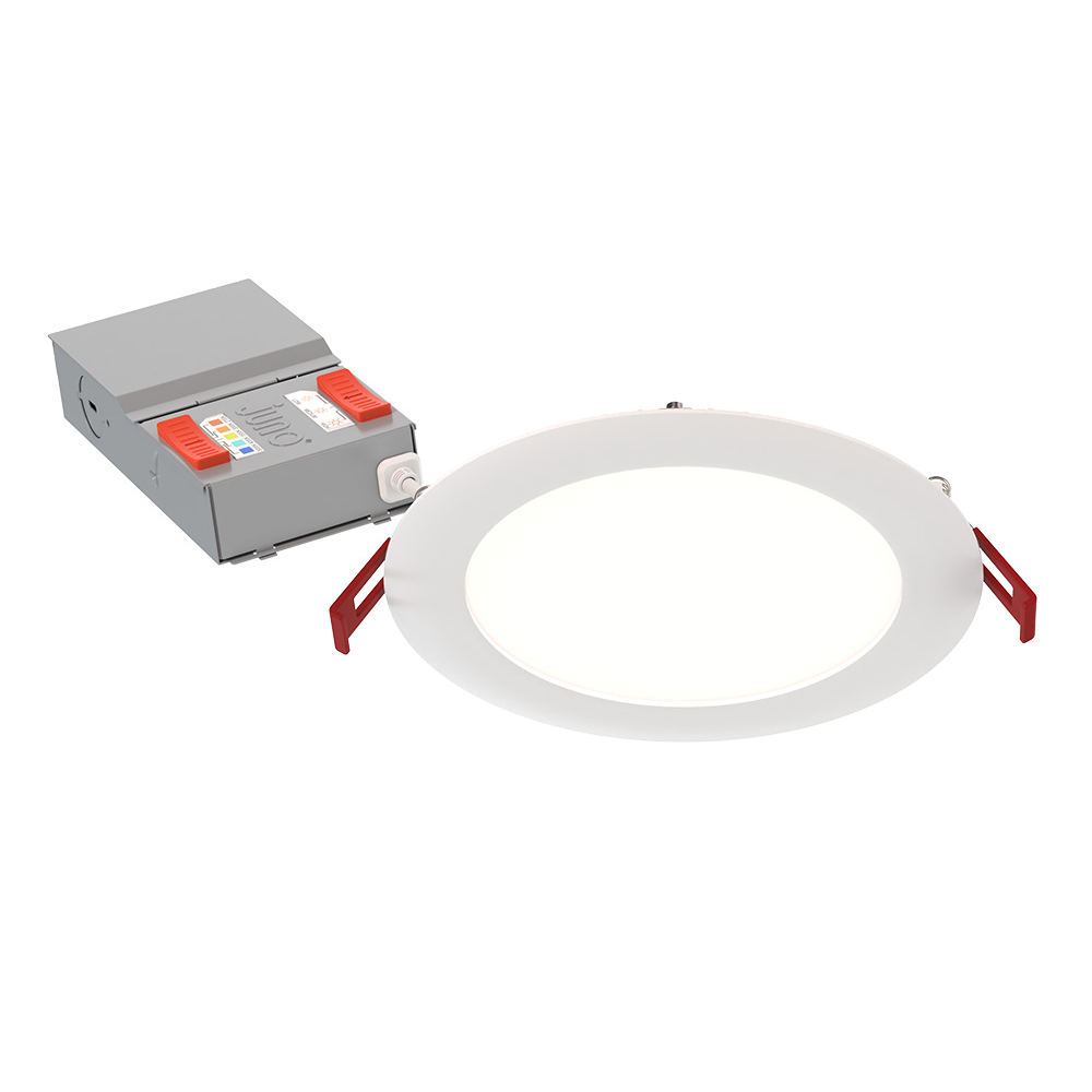 6'' Selectable Color Temperature Dimmable Air-Tight IC Rated LED Canless Recessed Lighting Kit