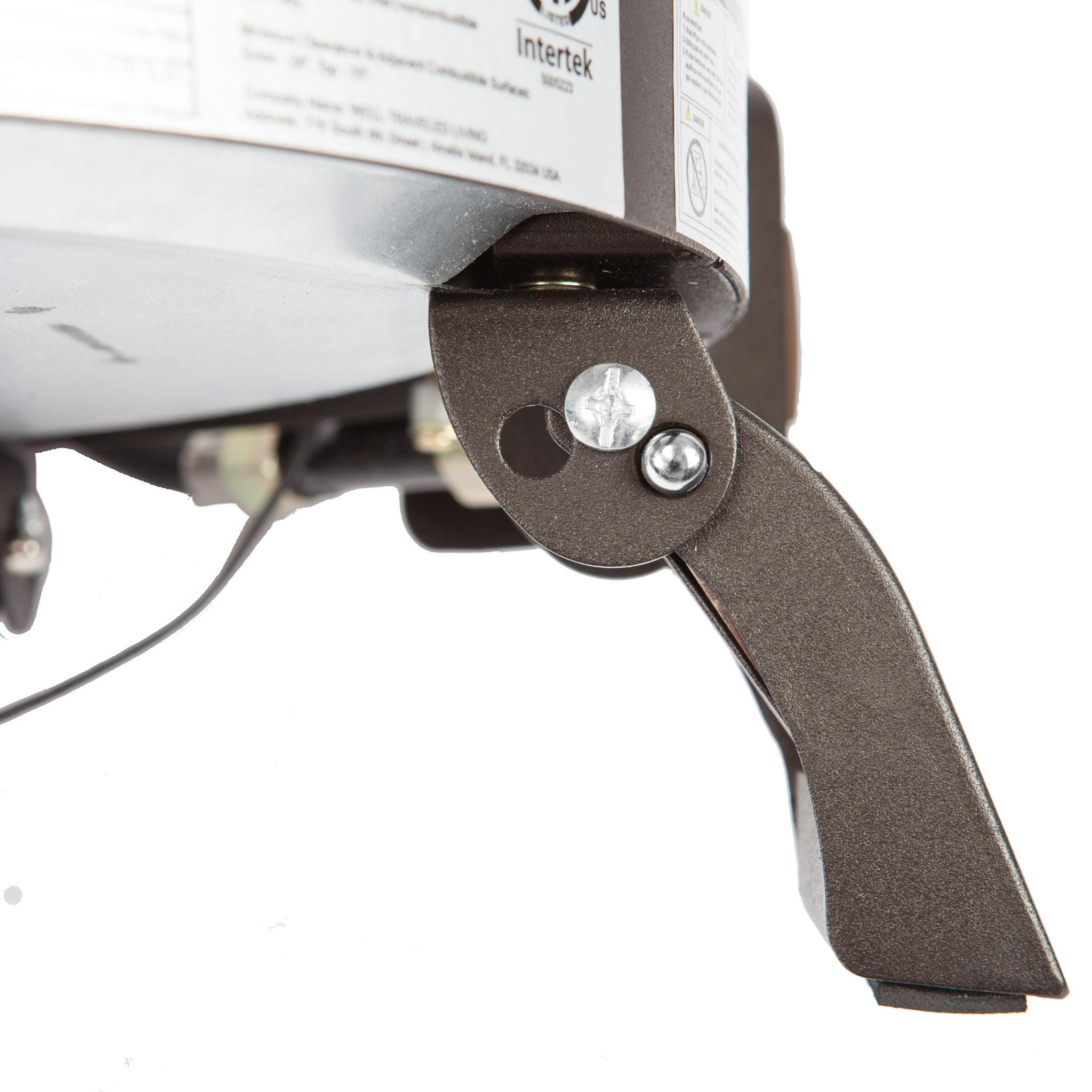 Fire Sense 62133 Sporty Campfire Portable Fire Pit LPG Gas 60,000 BTU Outdoor Firepit Includes Propane Stand Included - Dark Bronze - Round - 15"