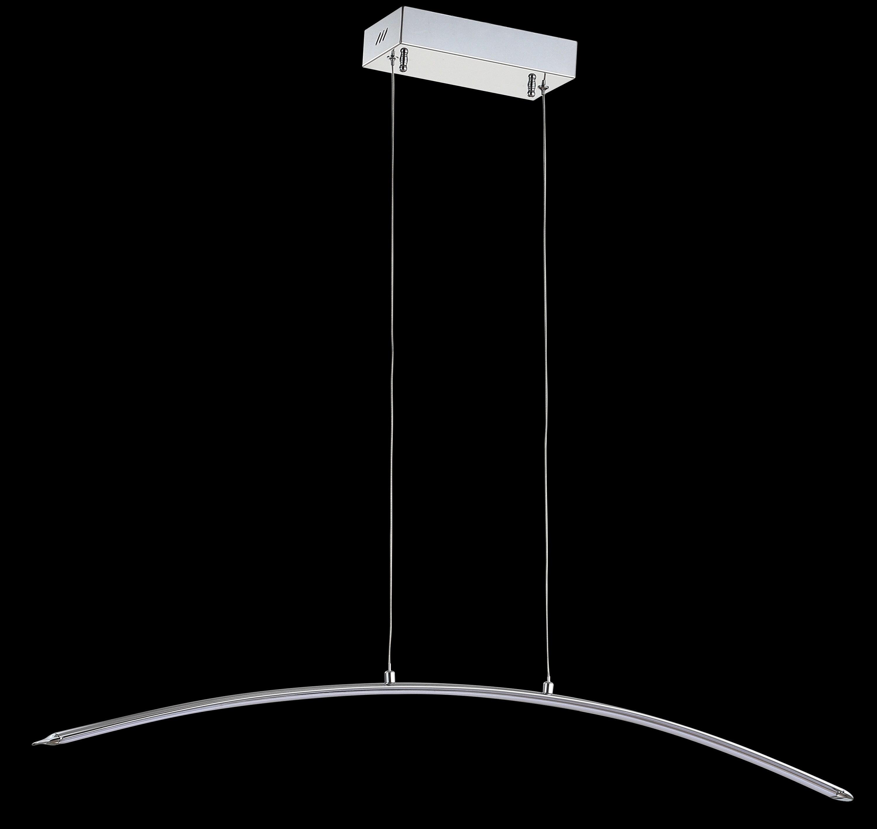 JONATHAN Y JYL7012A Roxanna 41.5" Dimmable Adjustable Integrated LED Metal Linear Pendant Minimalistic Modern Contemporary Dining Room Living Room Kitchen Foyer Bedroom Hallway, Chrome