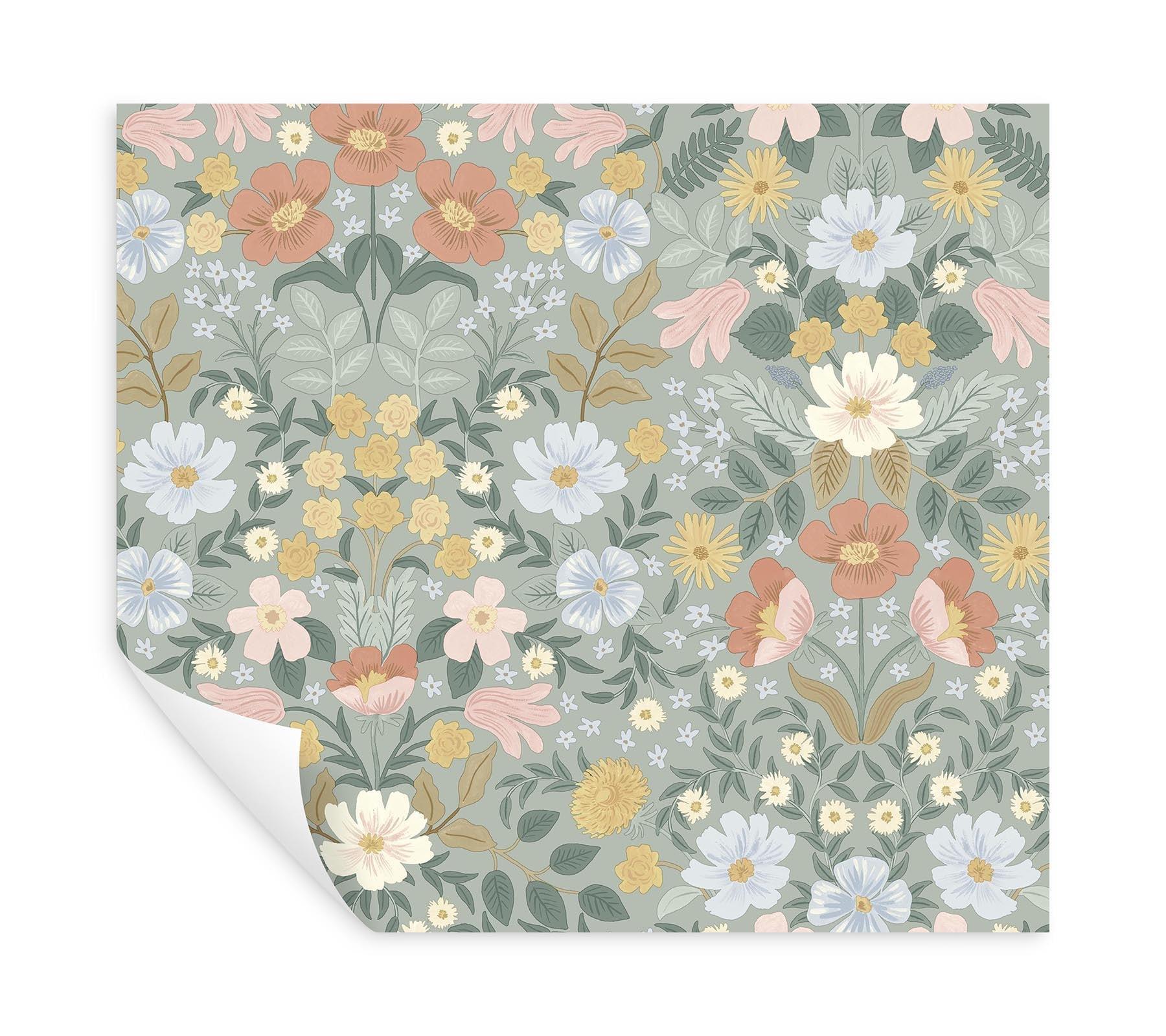 Bramble Garden 20" L x 27" W Peel and Stick Wallpaper Roll