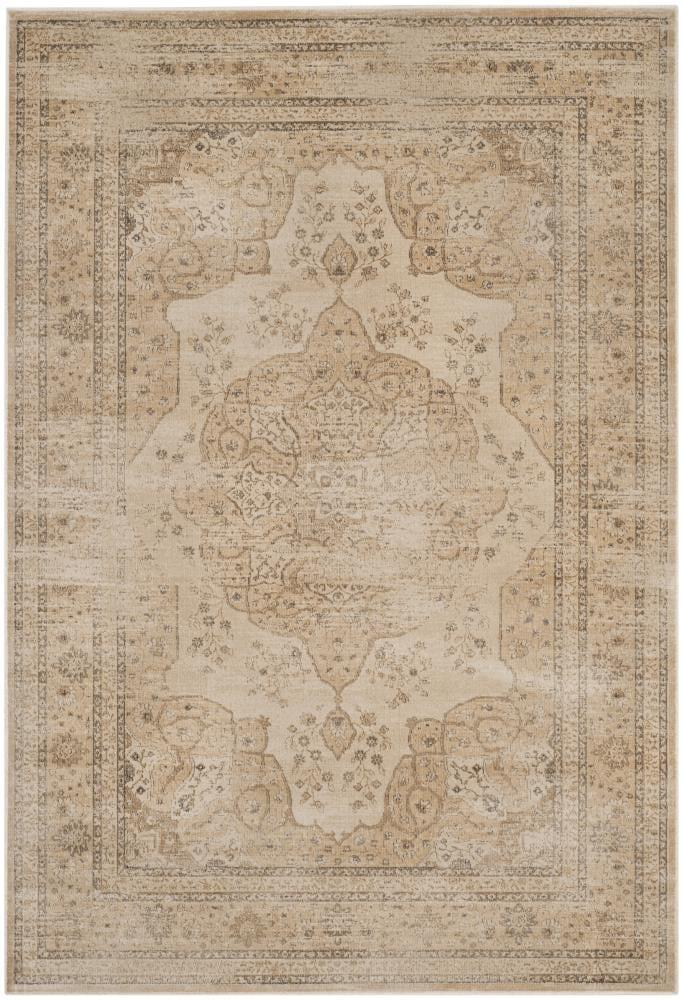 Vintage VTG158 Power Loomed Indoor Area Rug - Creme - 6'7"x9'2" - Safavieh.