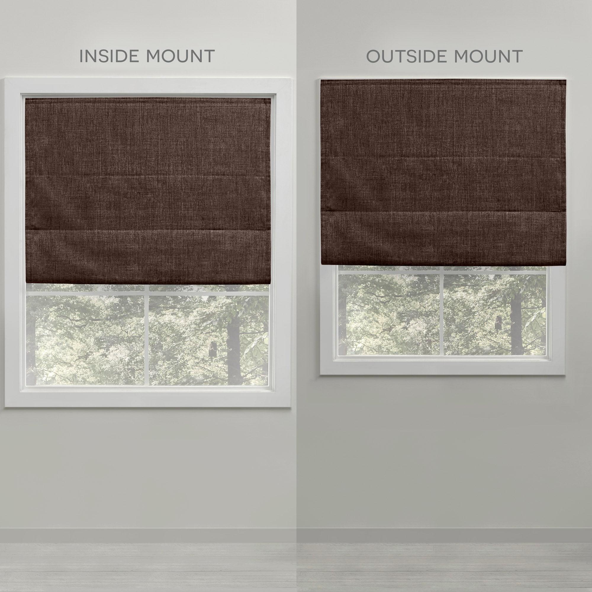 Amalgamated Textiles Exclusive Home Acadia 100% Blackout Roman Shade