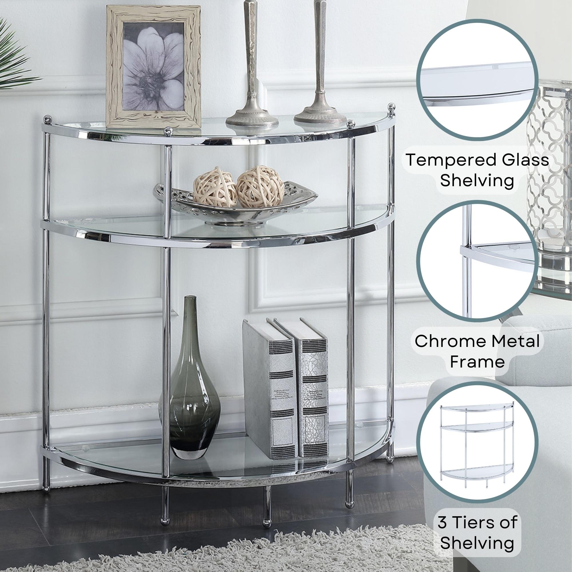 Convenience Concepts No Tools Royal Crest Entryway Table