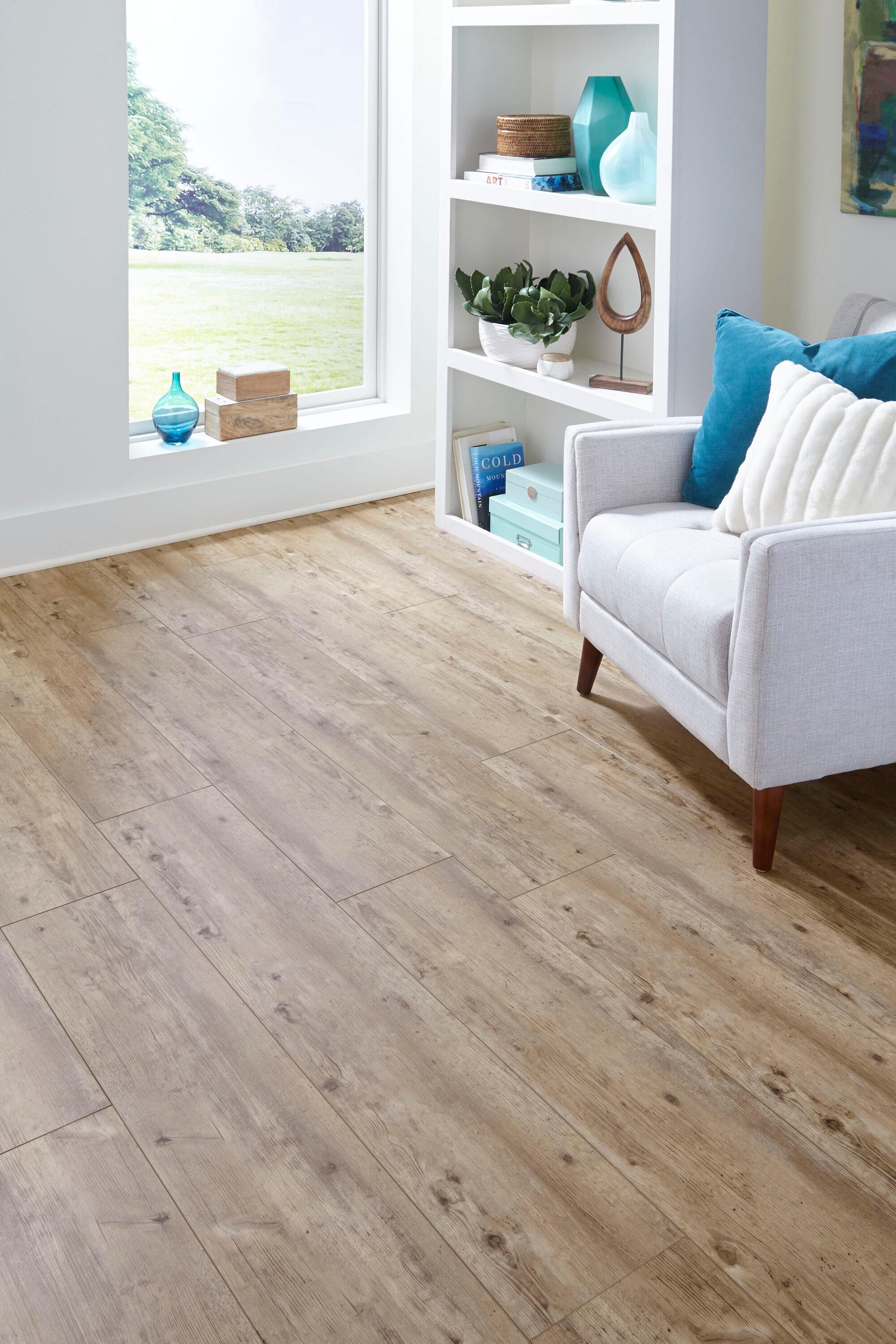Islander Flooring Natural Burlap 0.24 in. Thick x 9.13 in. Width x 48 in. Length Waterproof Rigid Core Painted Bevel Vinyl Plank Flooring (15.22 Sq. Ft. Per Case - 5 Pieces Per Case)