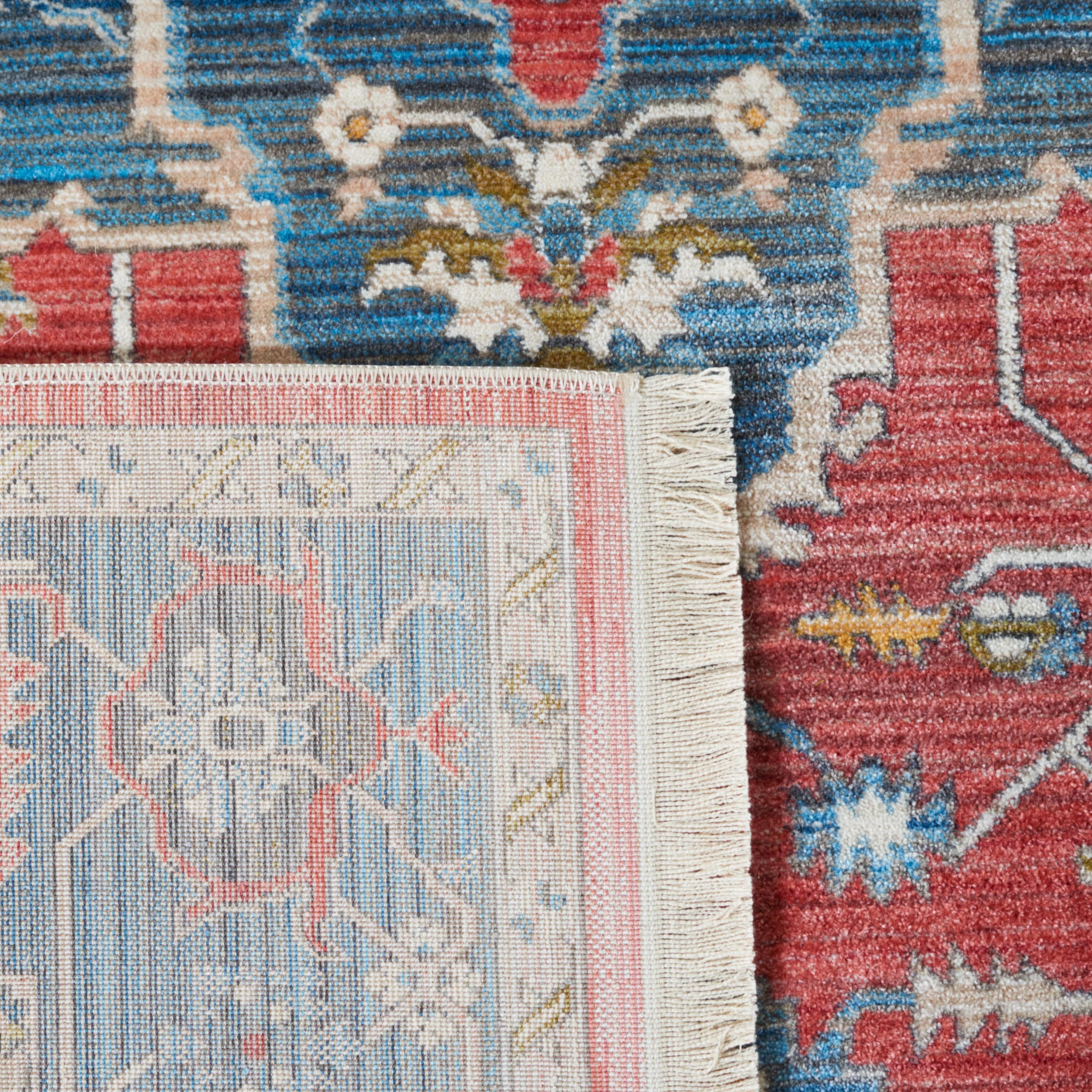 Vintage Persian VTP477 Power Loomed Runner Rug - Red/Blue - 2'2"x8' - Safavieh.