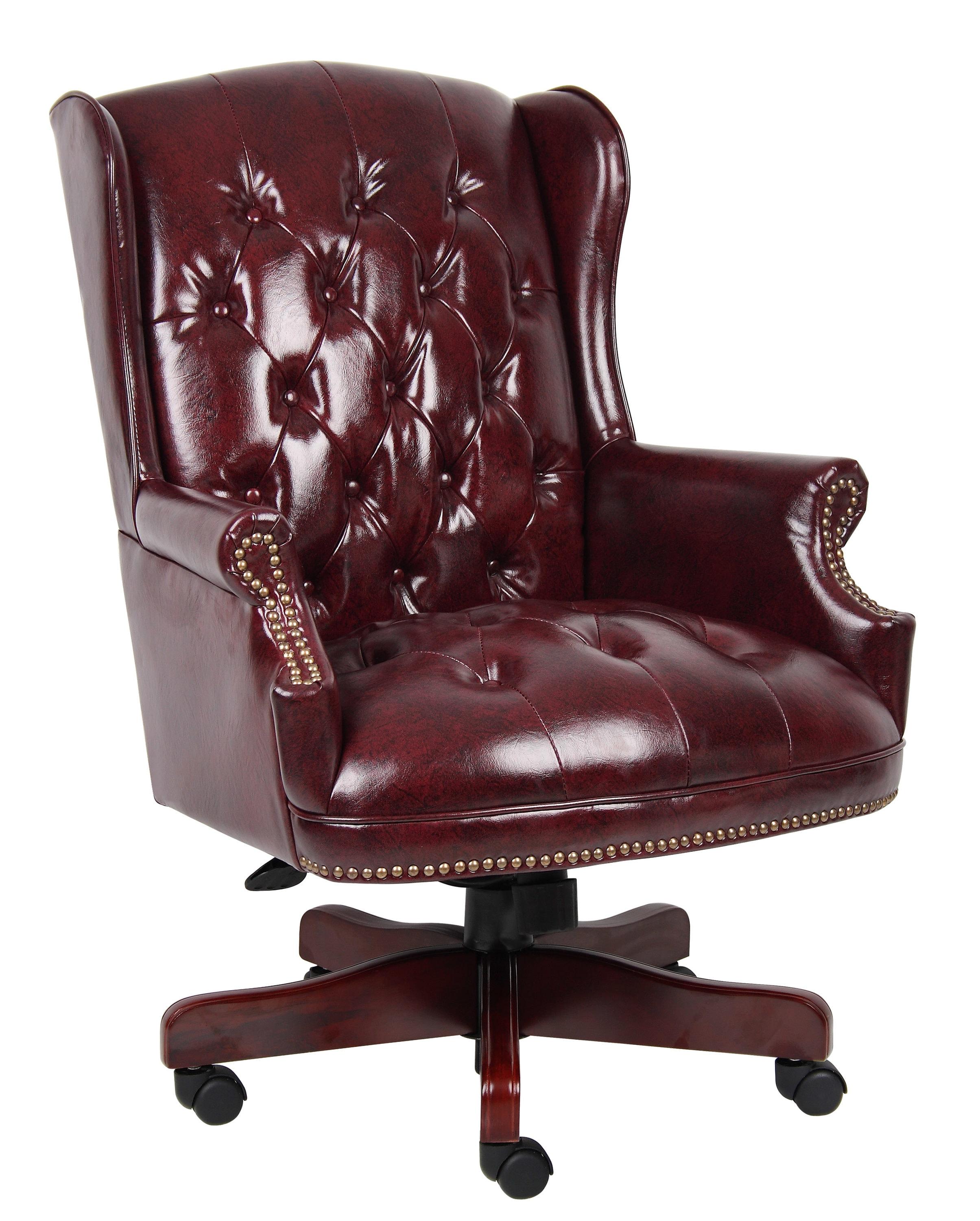 Boss Office Products Traditional Vinyl Executive Chair