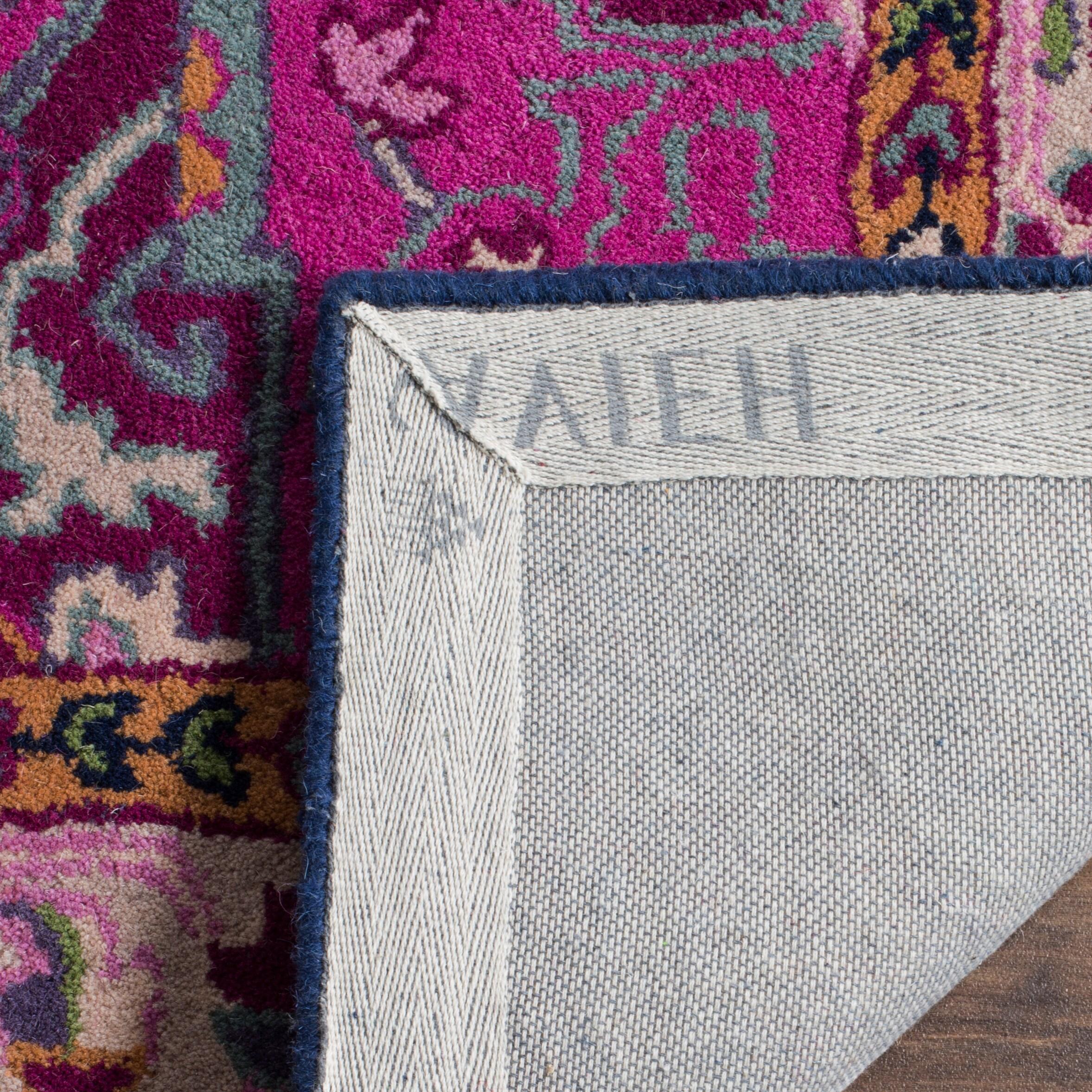 Bellagio BLG541 Hand Tufted Area Rug - Ivory/Pink - 8'9"x11'9" - Safavieh..