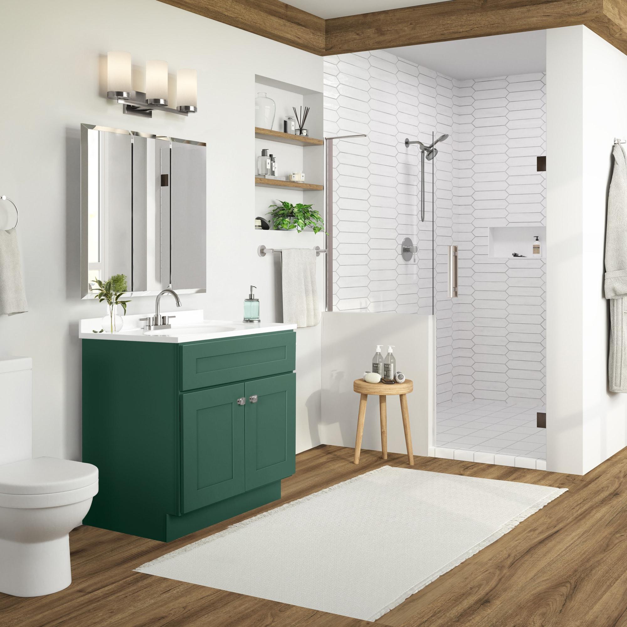 Design House Brookings 30 Inch Bath Vanity, Ready to Assemble, Sherwin Williams®