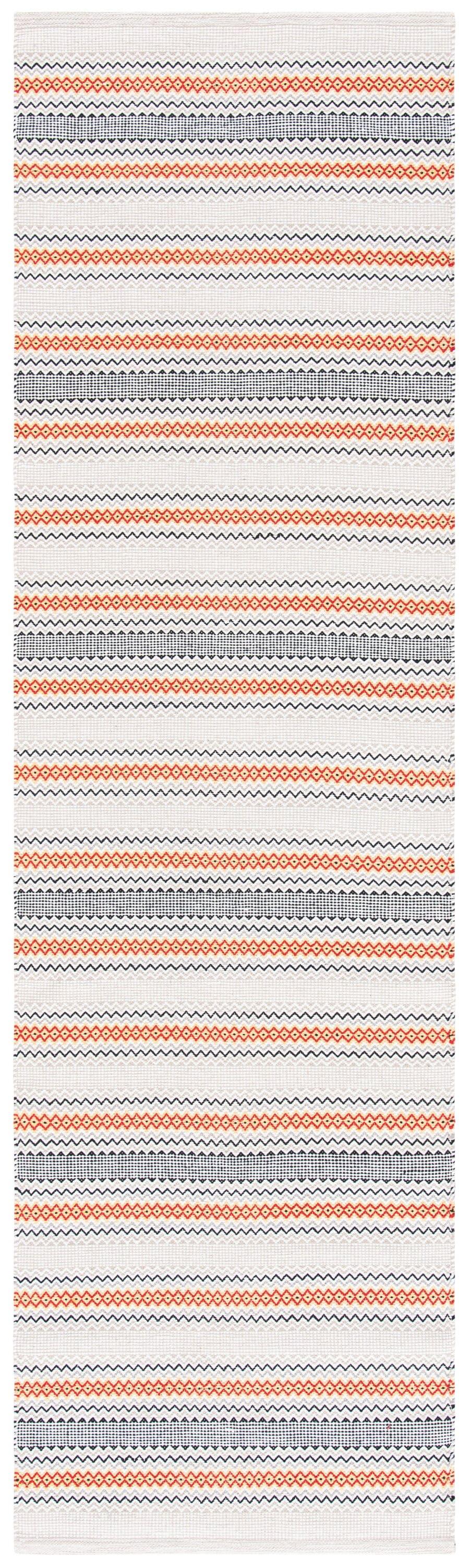 Montauk MTK536 Hand Woven Runner Rug - Red/Beige - 2'3"x8' - Safavieh.