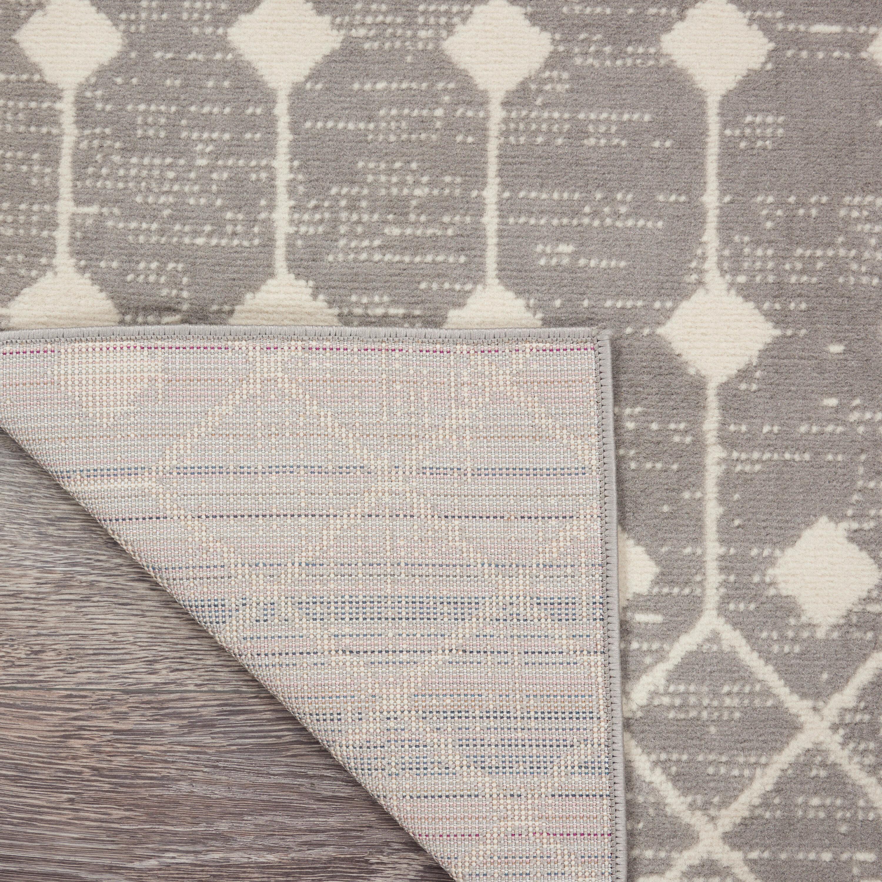 Nourison Grafix GRF37 Indoor Area Rug Grey 7'10" x 9'10"