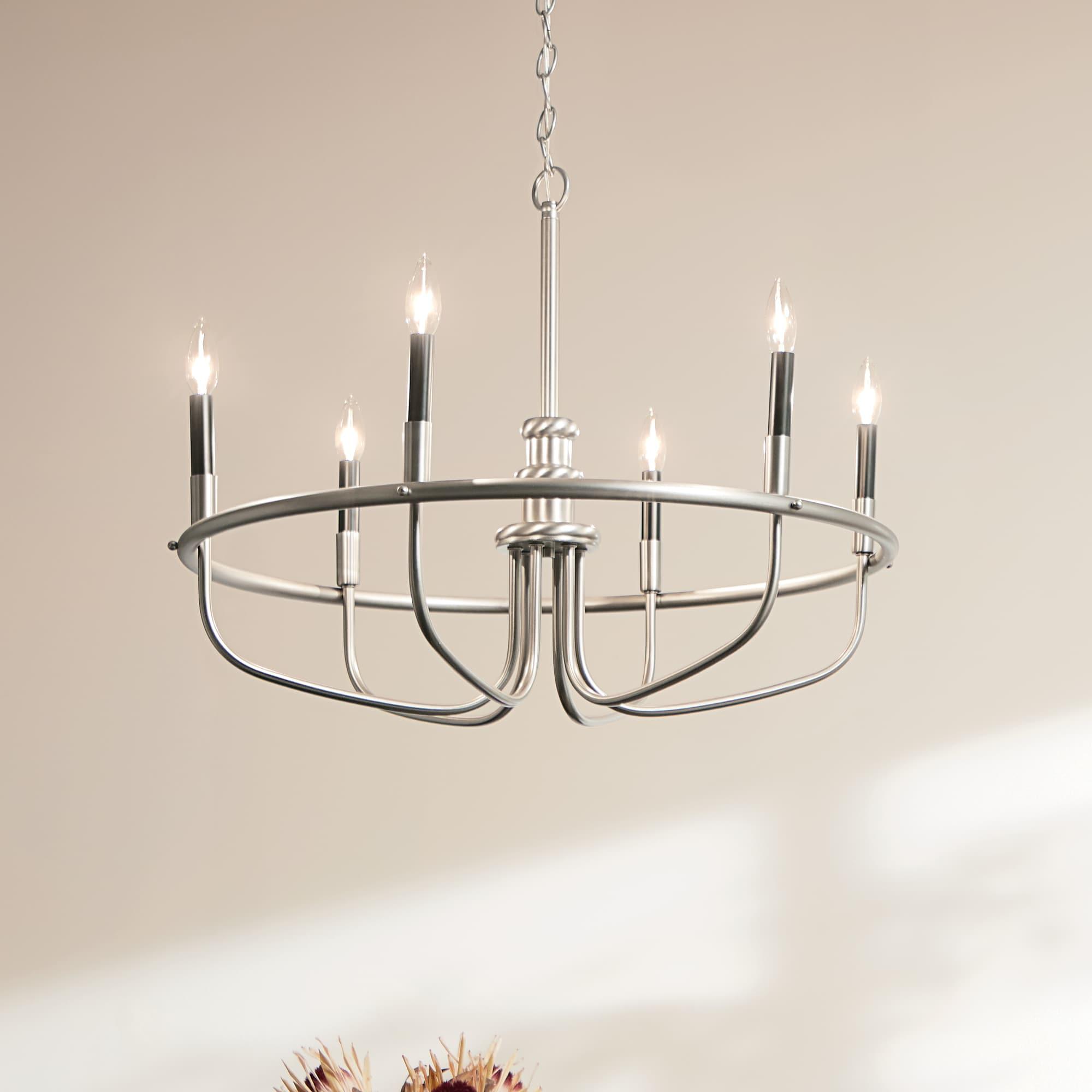 Kichler Lighting Capitol Hill 6 - Light Chandelier in  Brushed Nickel