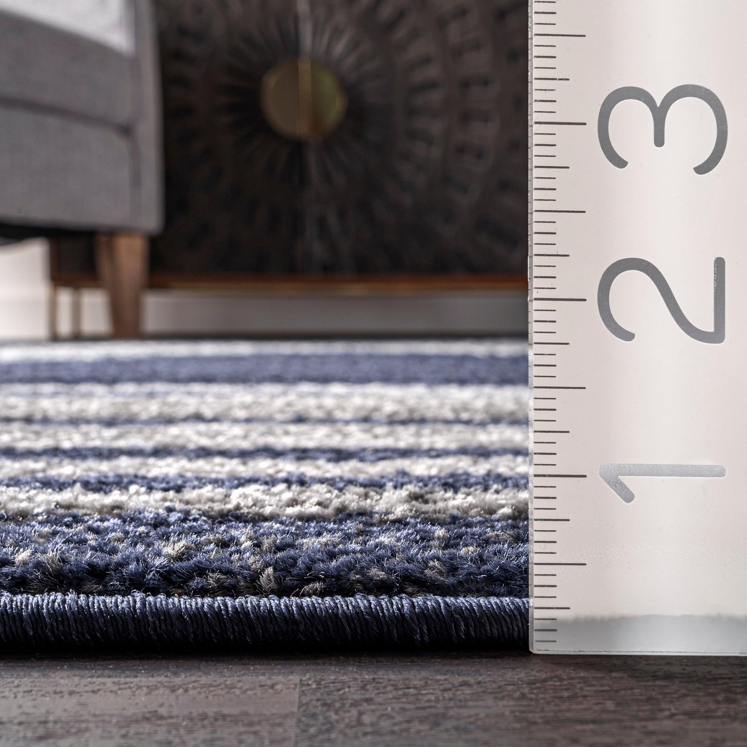Nuloom Starfish Animal Print 5x8 Indoor Area Rug for Living Room Bedroom Dining Room Kitchen, Blue/Grey
