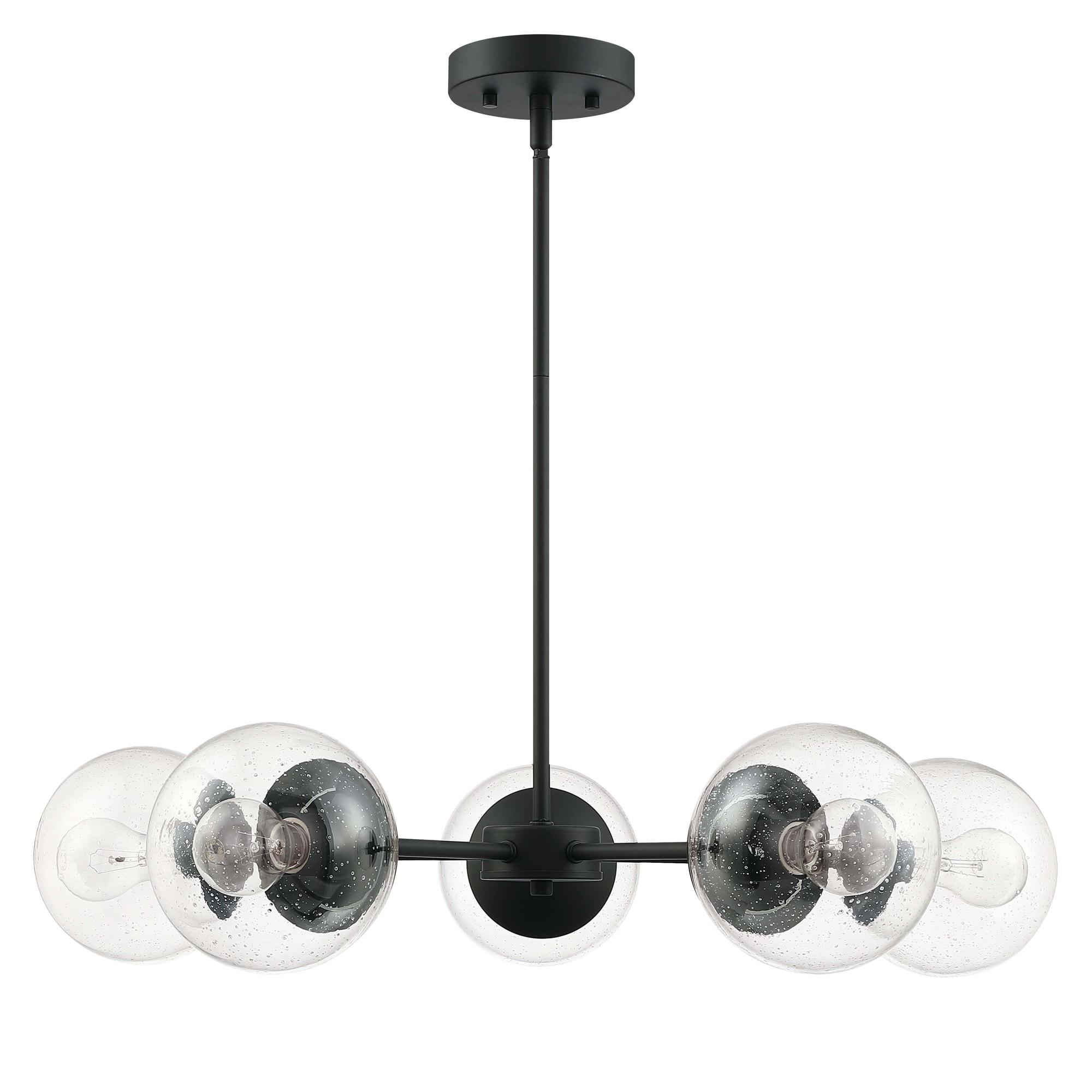 Design House Gracelyn 5-Light Chandelier in Matte Black