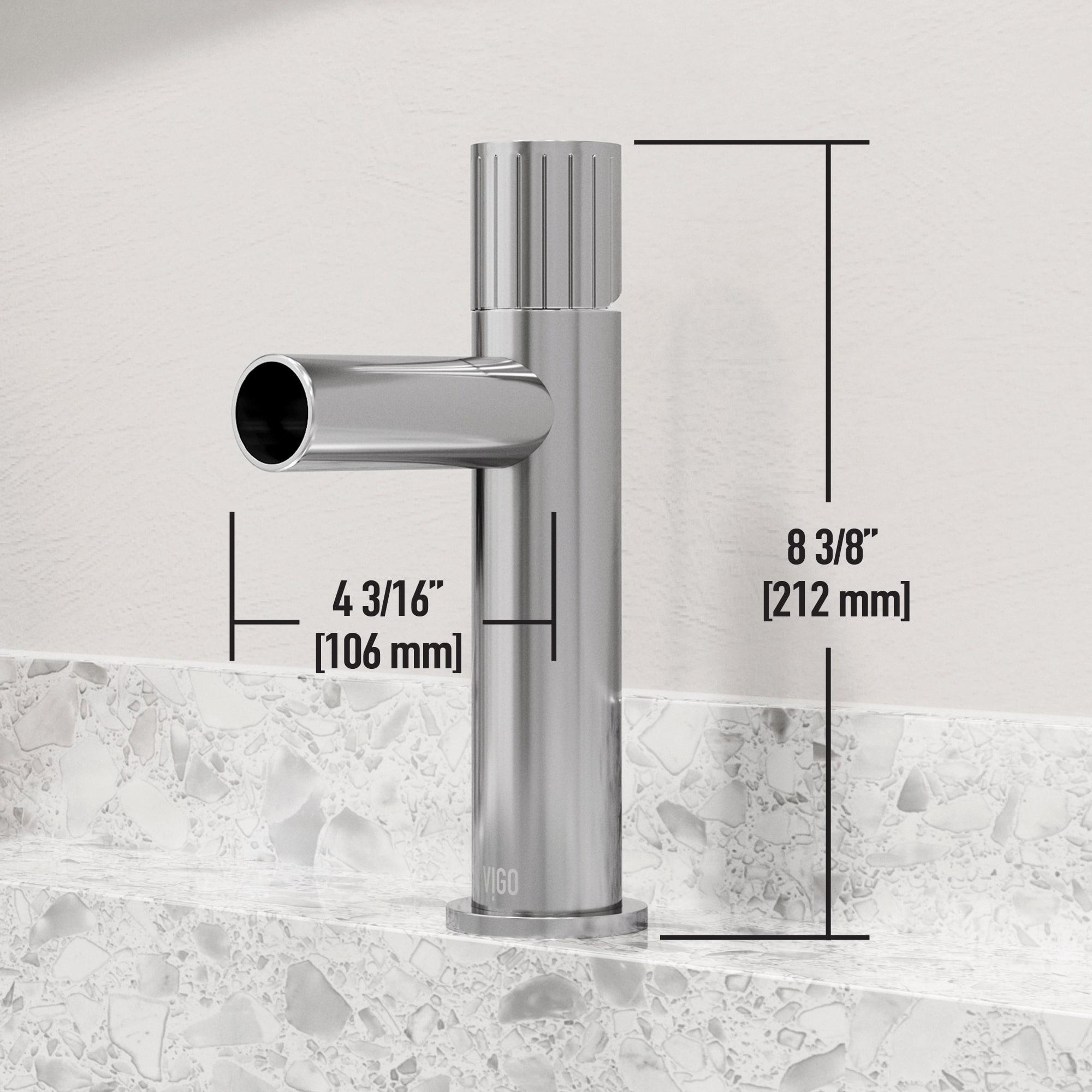 Ashford 8" H Single Handle Single Hole Bathroom Faucet