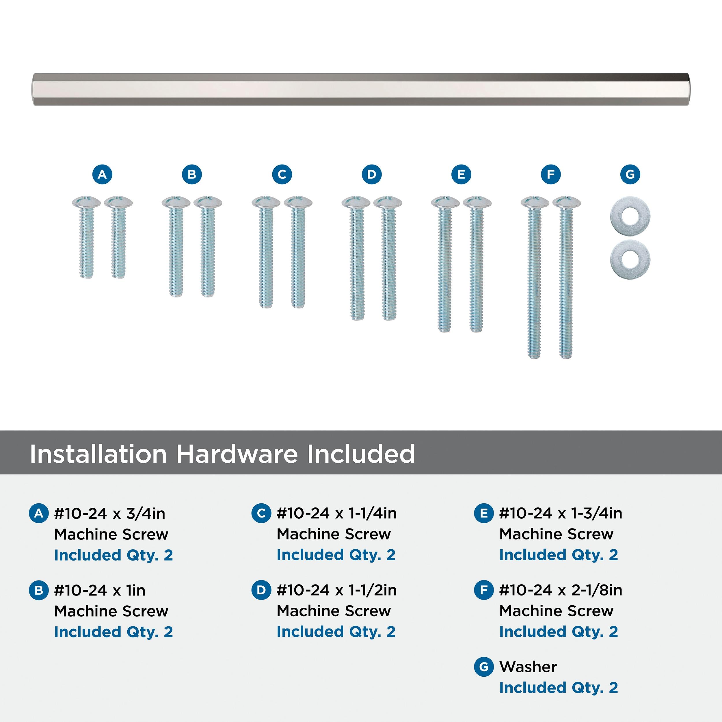Amerock Caliber 12 inch (305mm) Center-to-Center Satin Nickel Appliance Pull