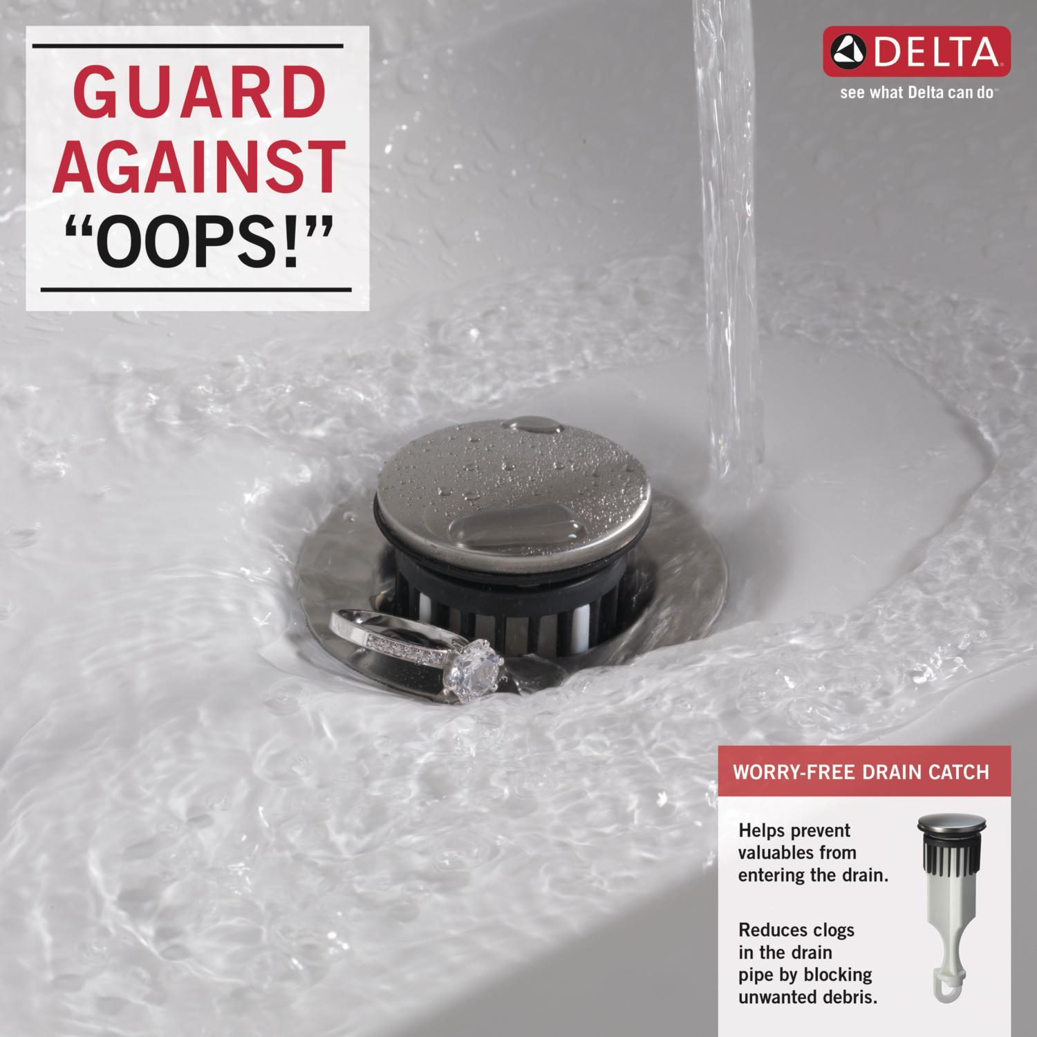 Mylan Single Hole Bathroom Faucet with Drain Assembly, Single Handle Bathroom Sink Faucet
