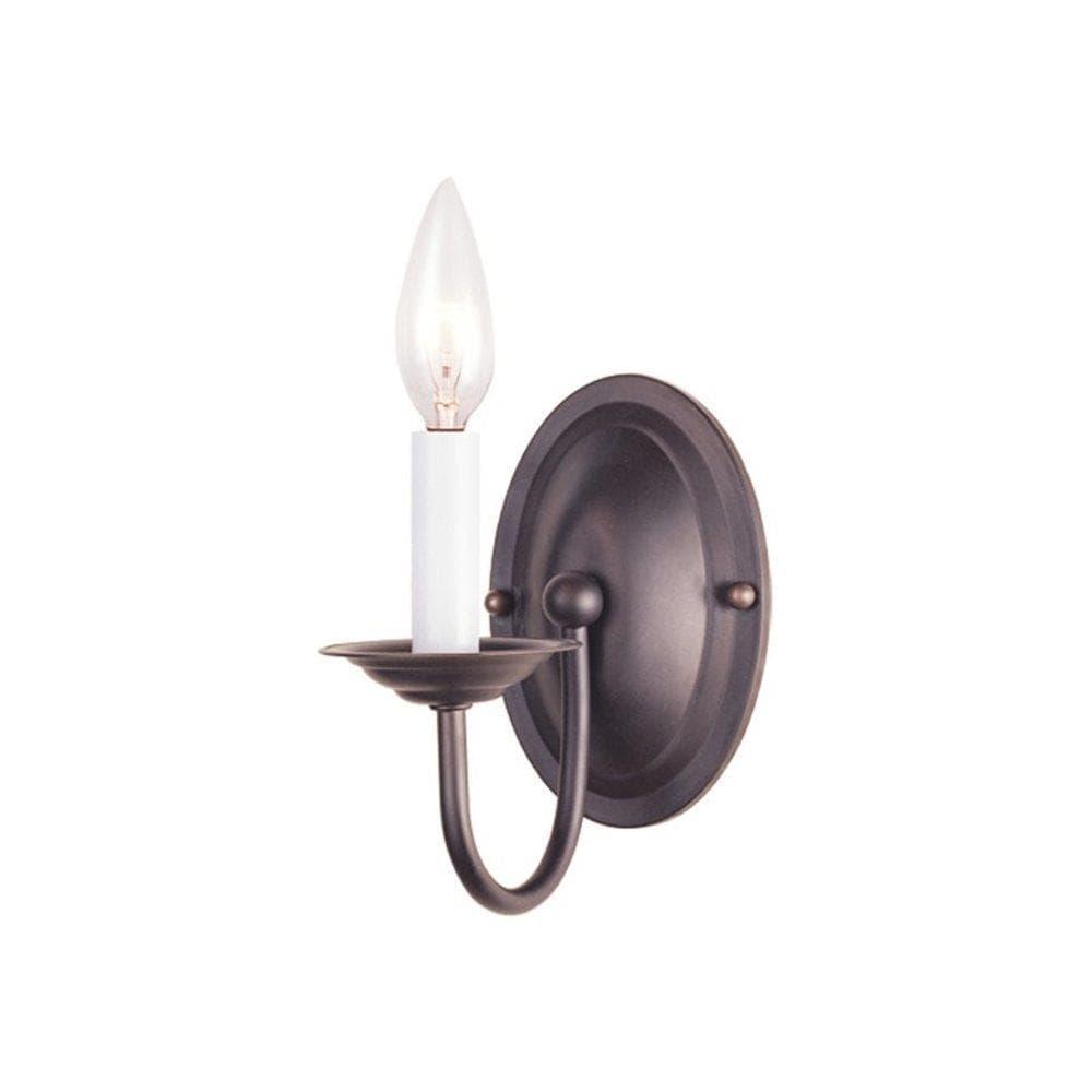 Livex Lighting Home Basics 1 - Light Wall Light in  Bronze
