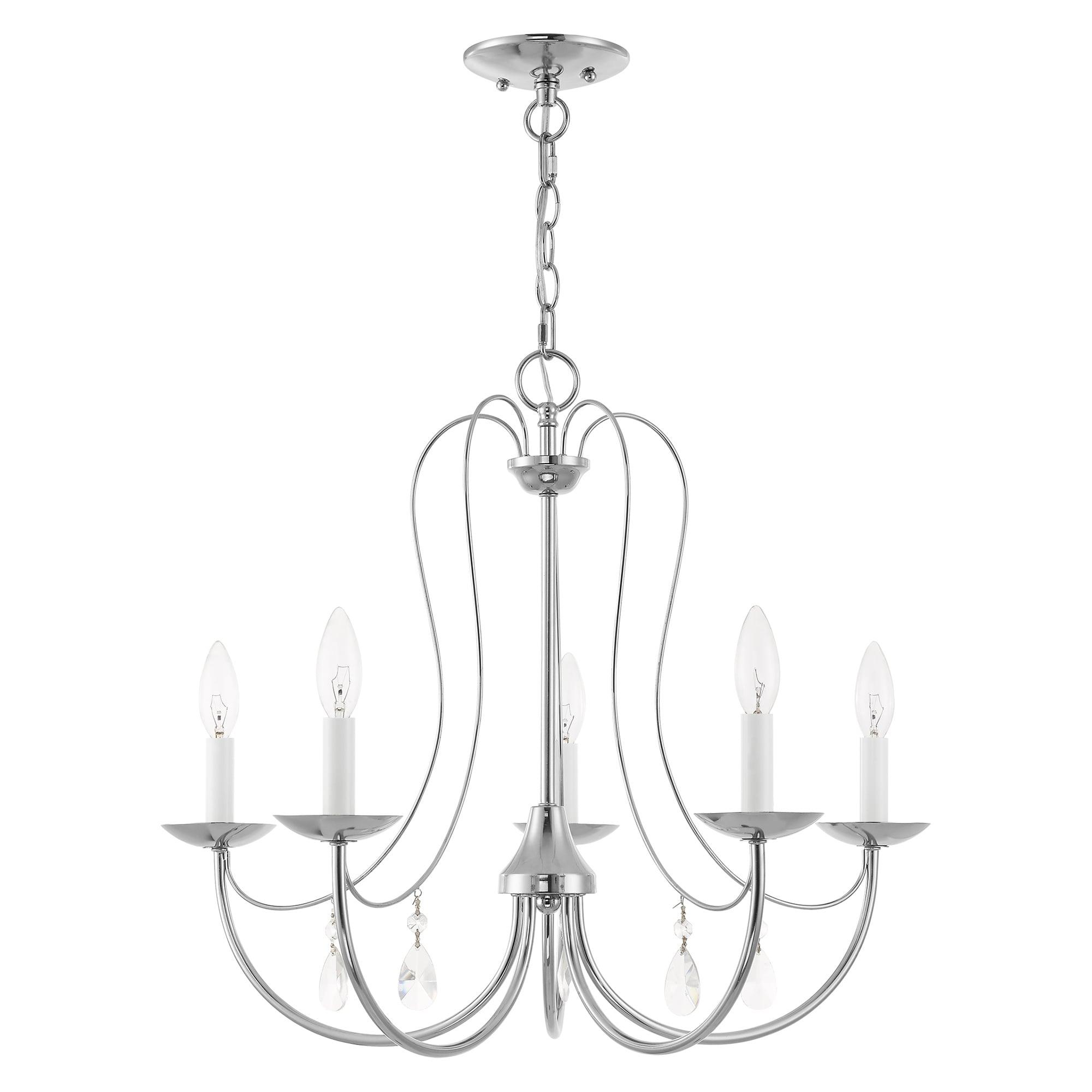 Livex Lighting Mirabella 5 - Light Chandelier in  Polished Chrome