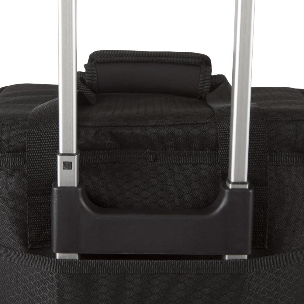Arlmont & Co. Cellar 6-Bottle Wine Carrier & Cooler Tote with Trolley - Insulated Traveling Portable Wine Bag