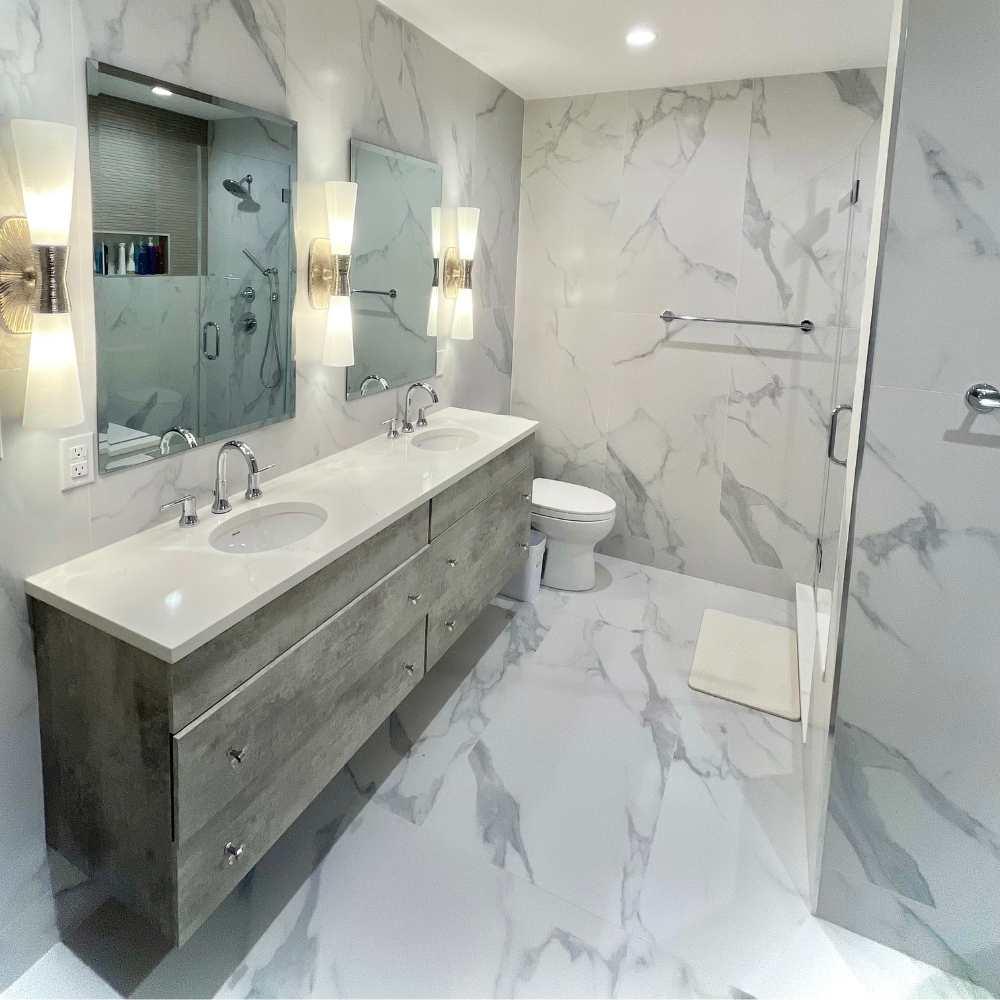 24" x 48" Porcelain Singular Wall & Floor Tile